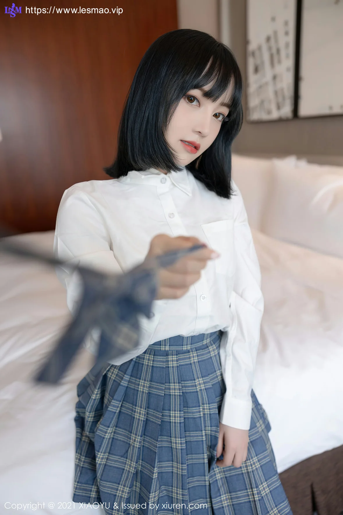 XIAOYU  语画界 Vol.508 JK制服系列 豆瓣酱  新人模特 - 6