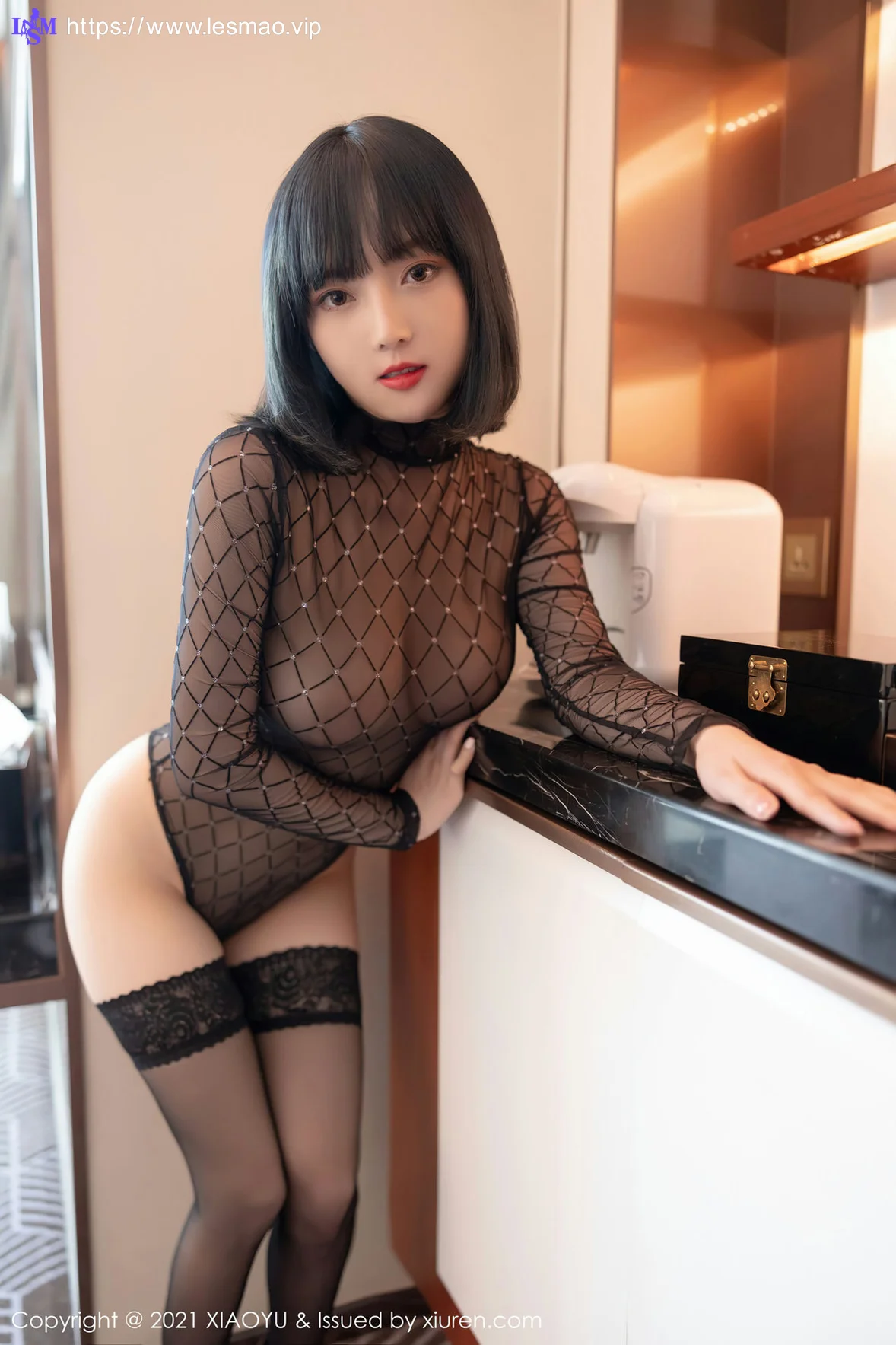 XIAOYU  语画界 Vol.516 魅惑透视黑色 豆瓣酱 性感写真 - 6