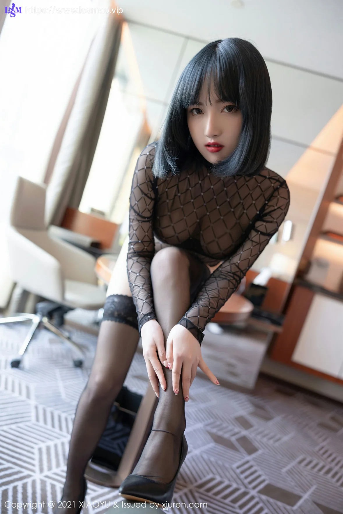 XIAOYU  语画界 Vol.516 魅惑透视黑色 豆瓣酱 性感写真 - 5