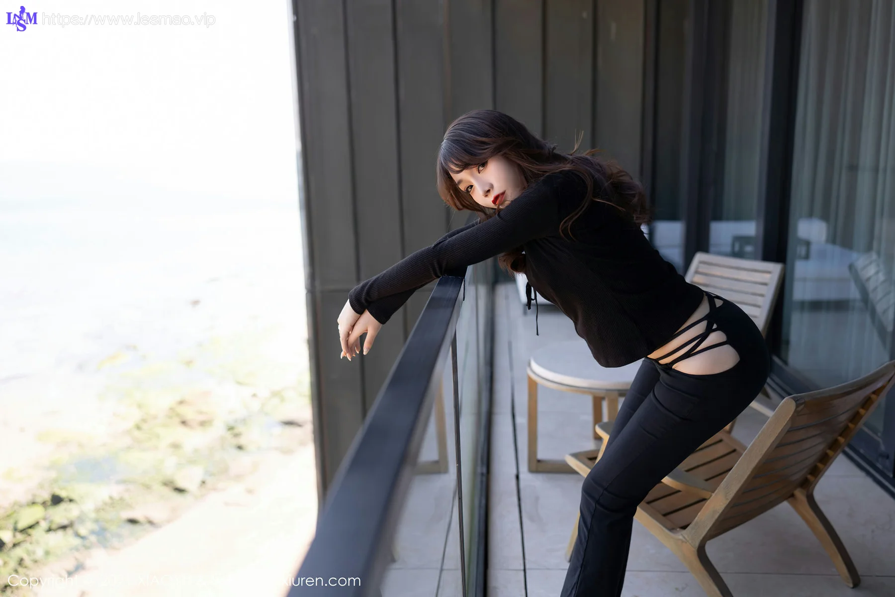 XIAOYU  语画界 Vol.531 镂空情趣内衣 芝芝Booty 青岛旅拍写真 - 5