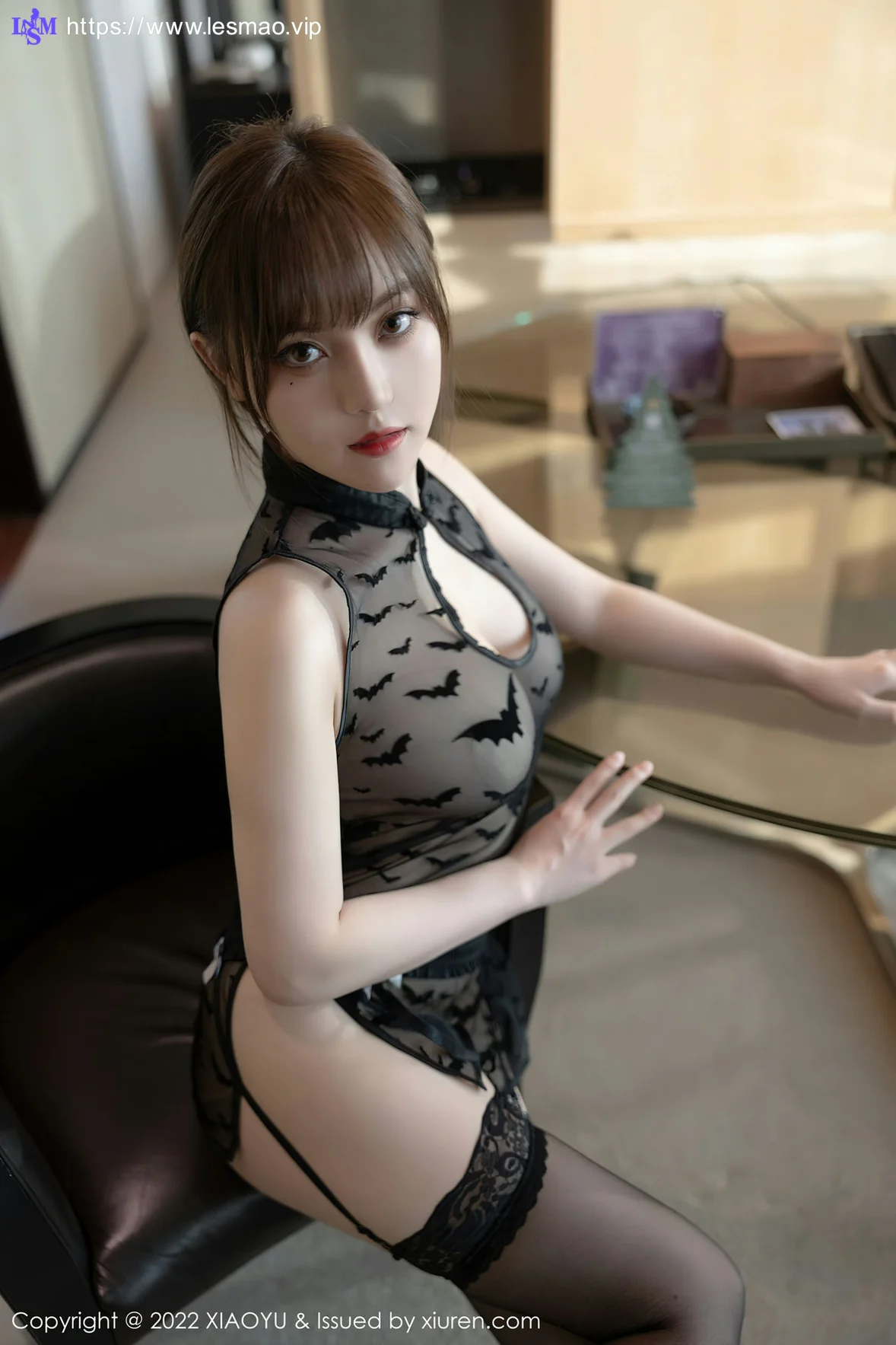 XIAOYU  语画界 Vol.696 黑色网纱 豆瓣酱 性感写真11 - 5