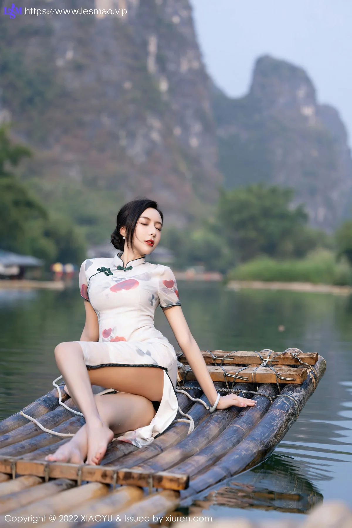 XIAOYU  语画界 Vol.872  王馨瑶yanni 图案旗袍杭州旅拍11 - 6