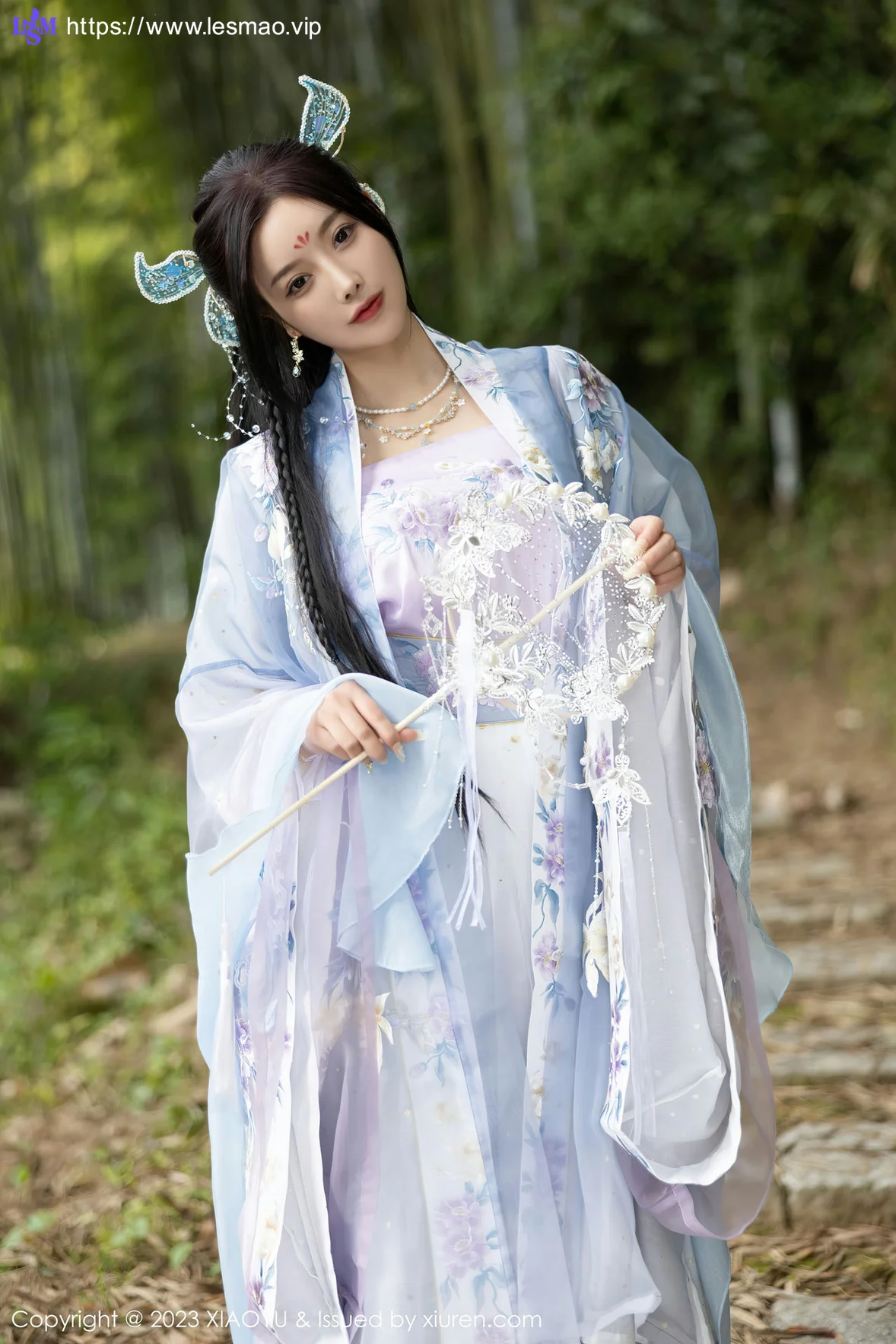 XIAOYU  语画界 Vol.970  杨晨晨Yome 蓝紫色古装服饰写真2 - 6