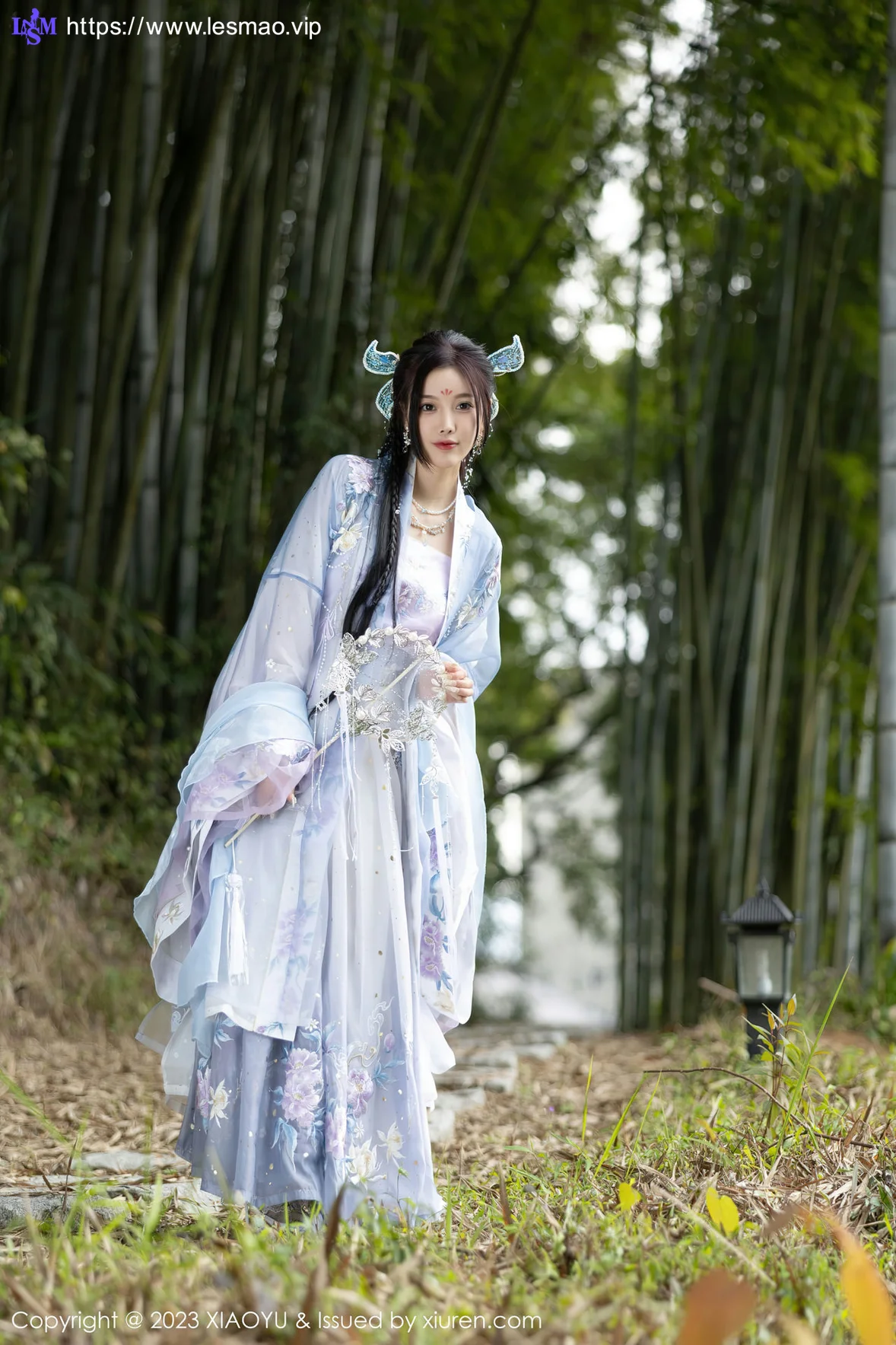XIAOYU  语画界 Vol.970  杨晨晨Yome 蓝紫色古装服饰写真2 - 2
