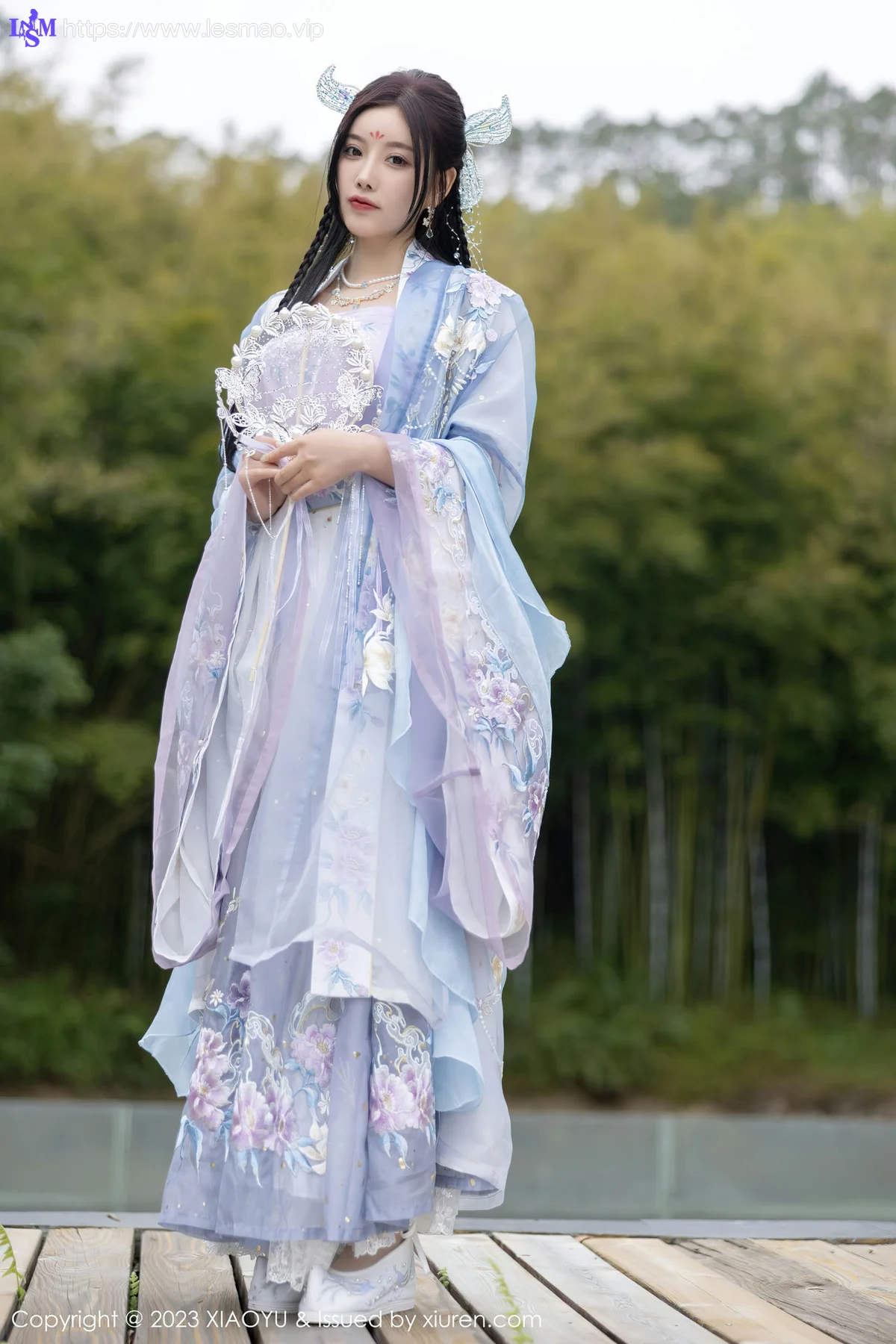 XIAOYU  语画界 Vol.970  杨晨晨Yome 蓝紫色古装服饰写真2 - 6