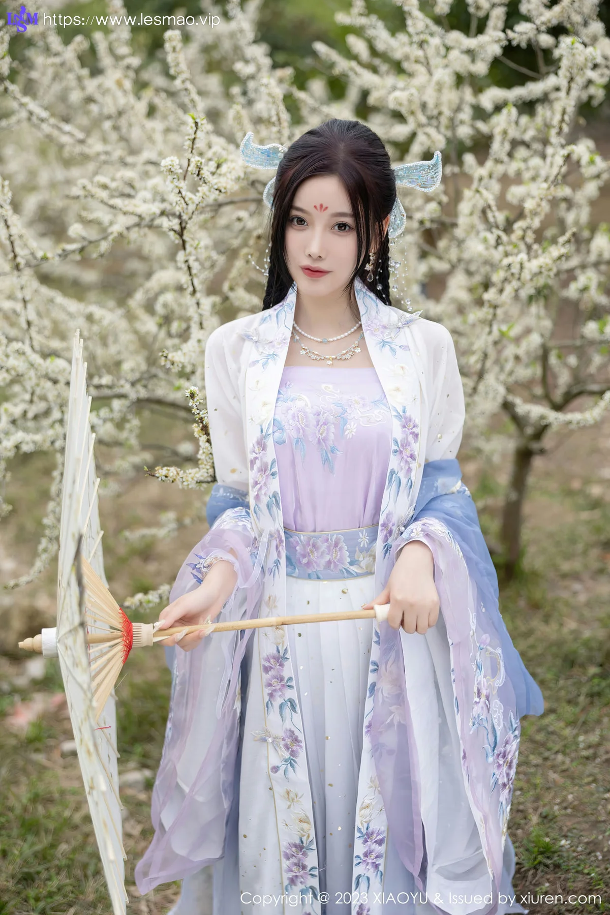 XIAOYU  语画界 Vol.970  杨晨晨Yome 蓝紫色古装服饰写真2 - 4