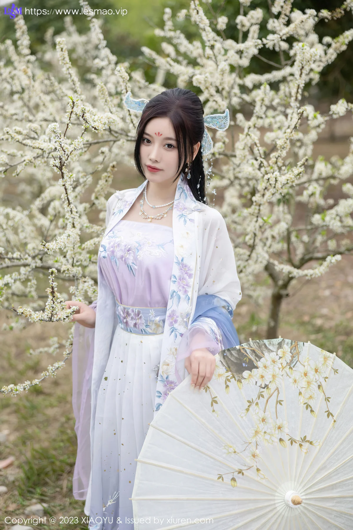 XIAOYU  语画界 Vol.970  杨晨晨Yome 蓝紫色古装服饰写真2 - 5