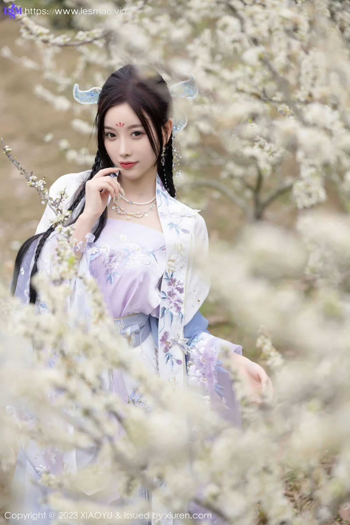 XIAOYU  语画界 Vol.970  杨晨晨Yome 蓝紫色古装服饰写真2 - 10