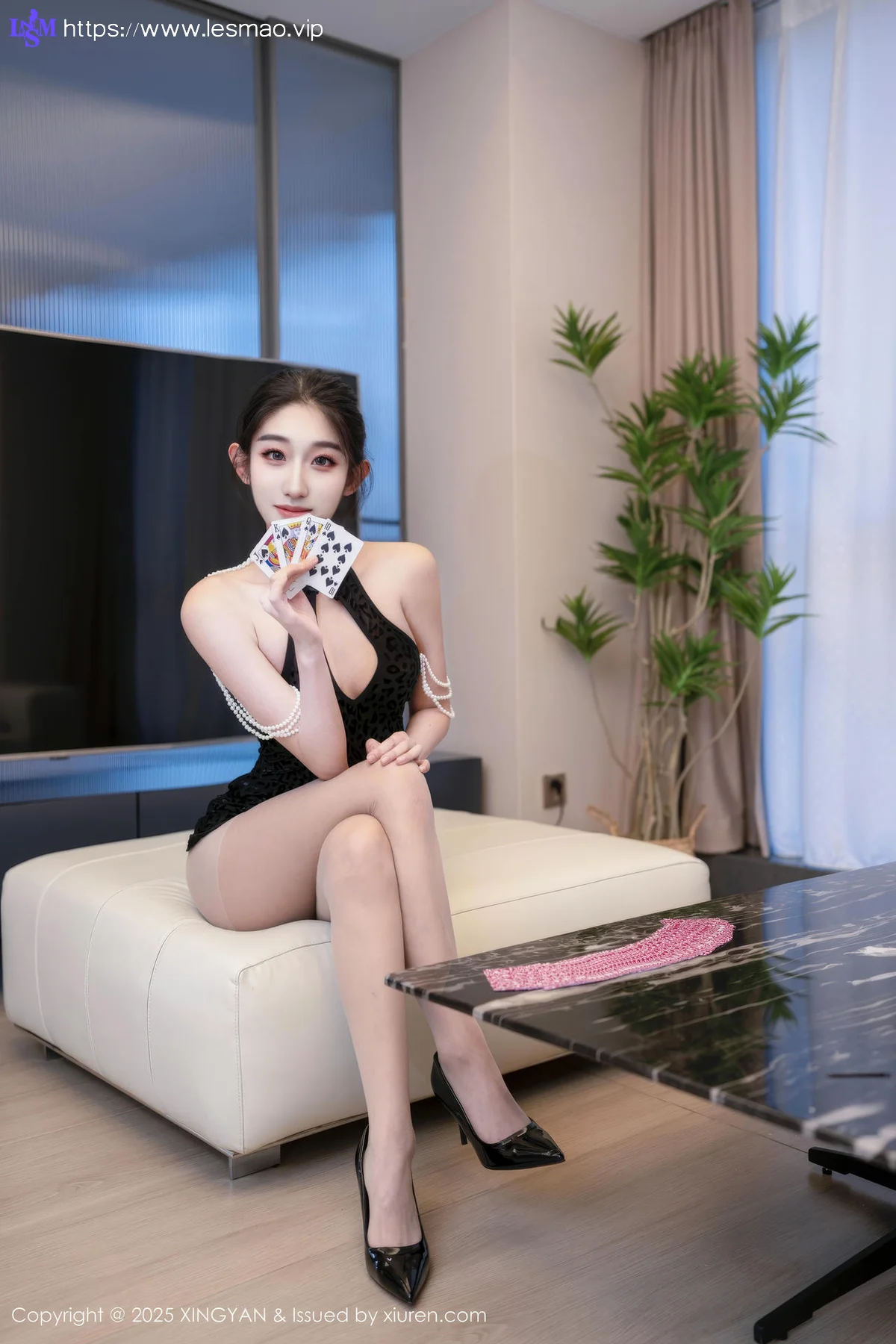 XINGYAN 星颜社 Vol.327 星冉 黑丝旗袍长腿美女 - 2