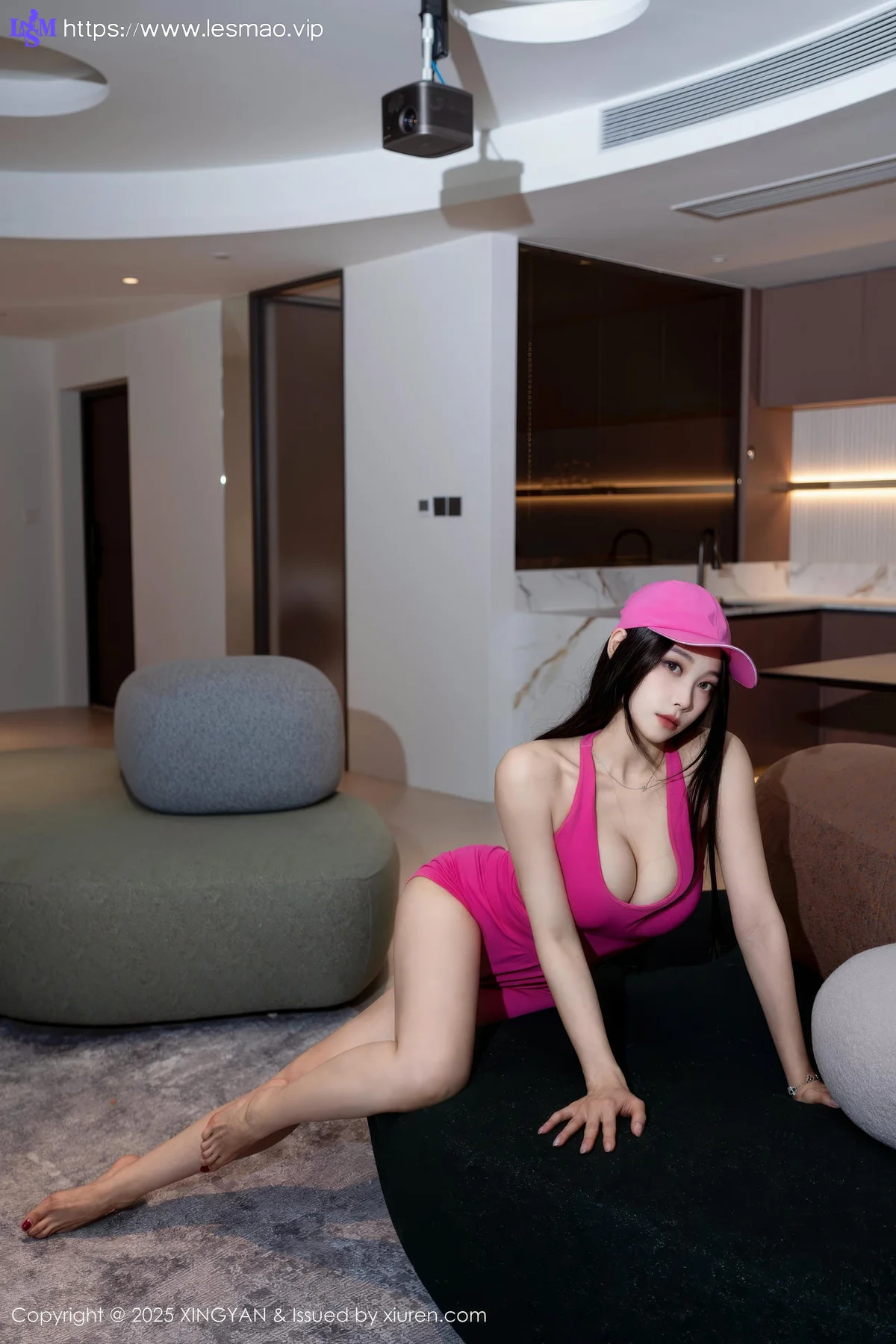 XINGYAN 星颜社 Vol.351 清妙 玫红色瑜伽服 - 10
