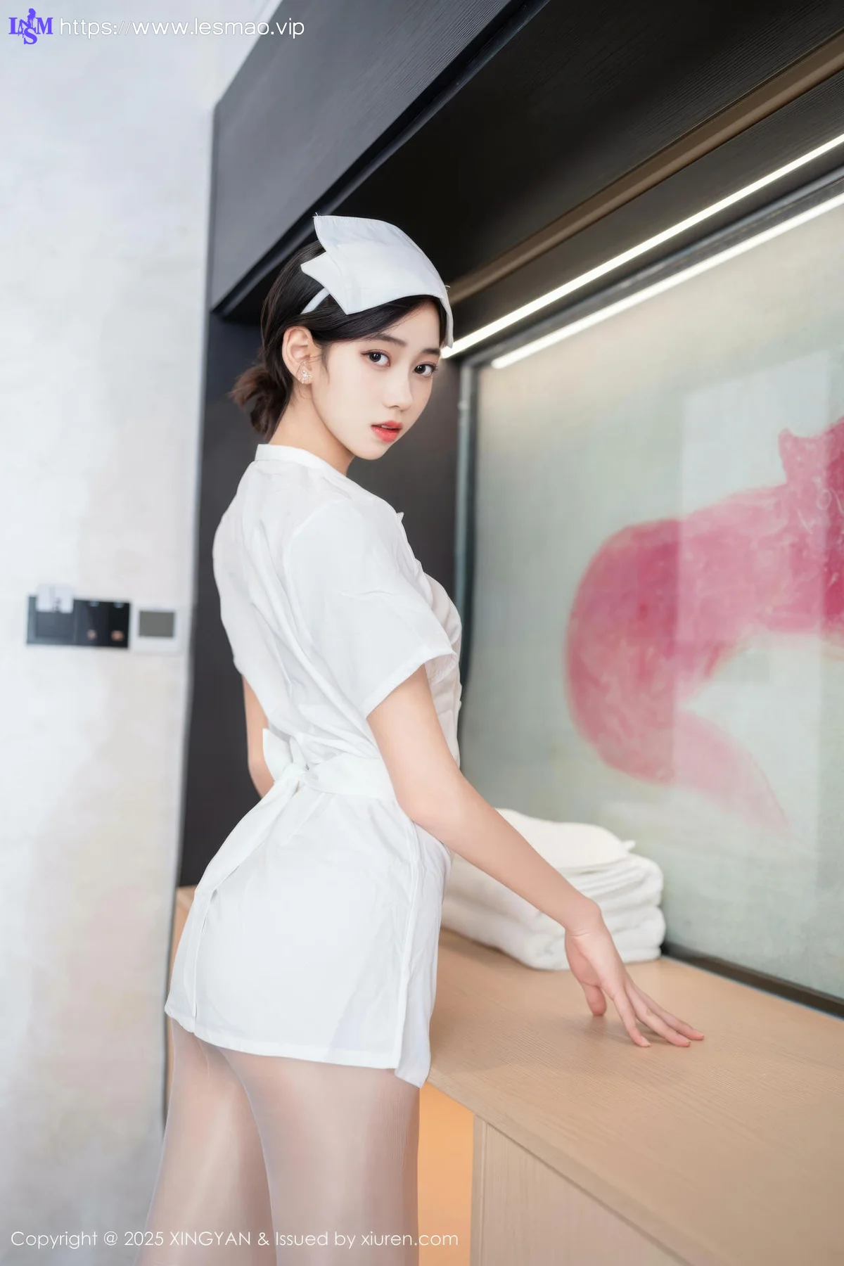 XINGYAN 星颜社 Vol.371 时安安 白色护士制服 - 5