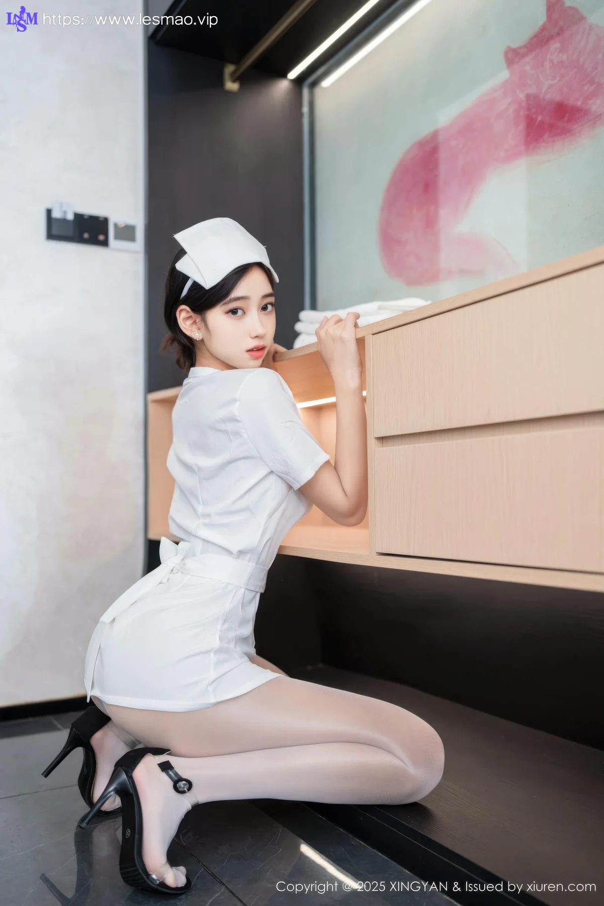 XINGYAN 星颜社 Vol.371 时安安 白色护士制服 - 3