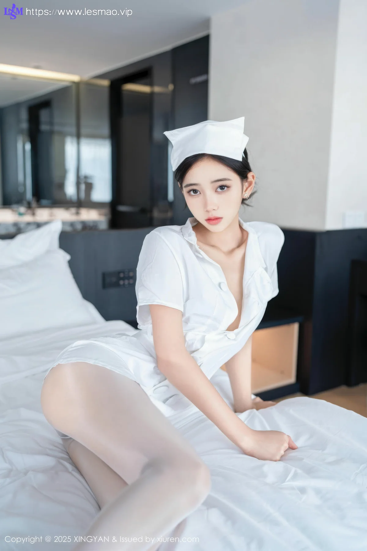 XINGYAN 星颜社 Vol.371 时安安 白色护士制服 - 7