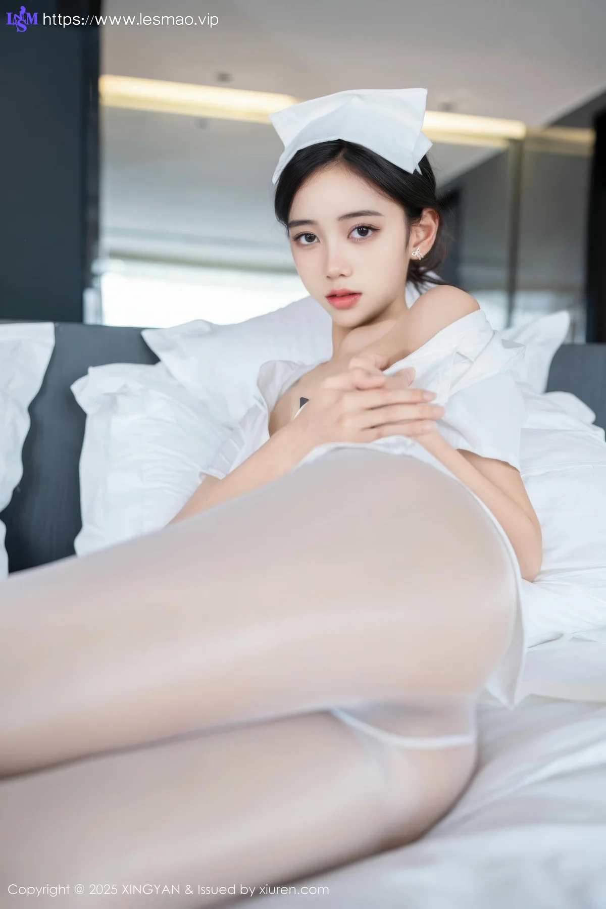 XINGYAN 星颜社 Vol.371 时安安 白色护士制服 - 4