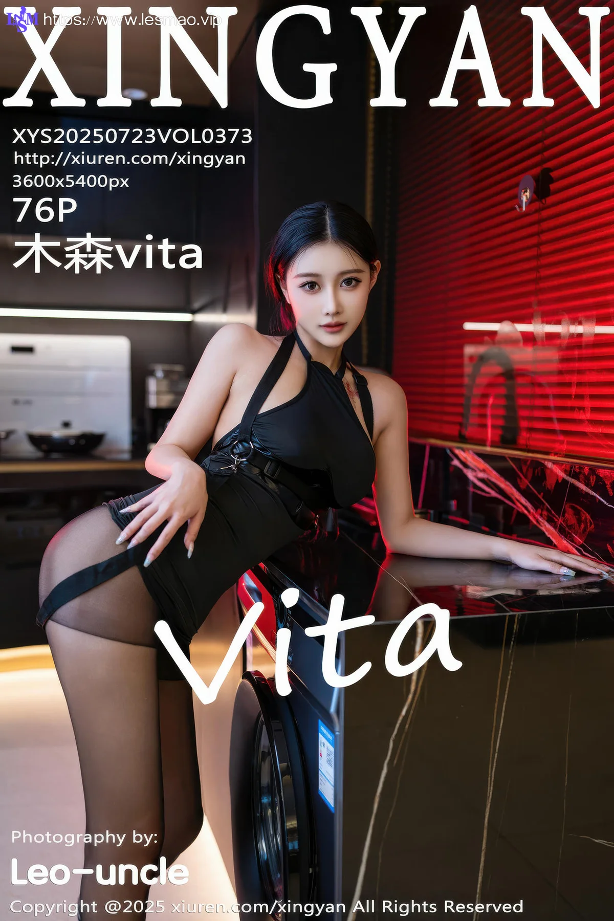XINGYAN 星颜社 Vol.373 木森vita 黑色情趣内衣 - 7