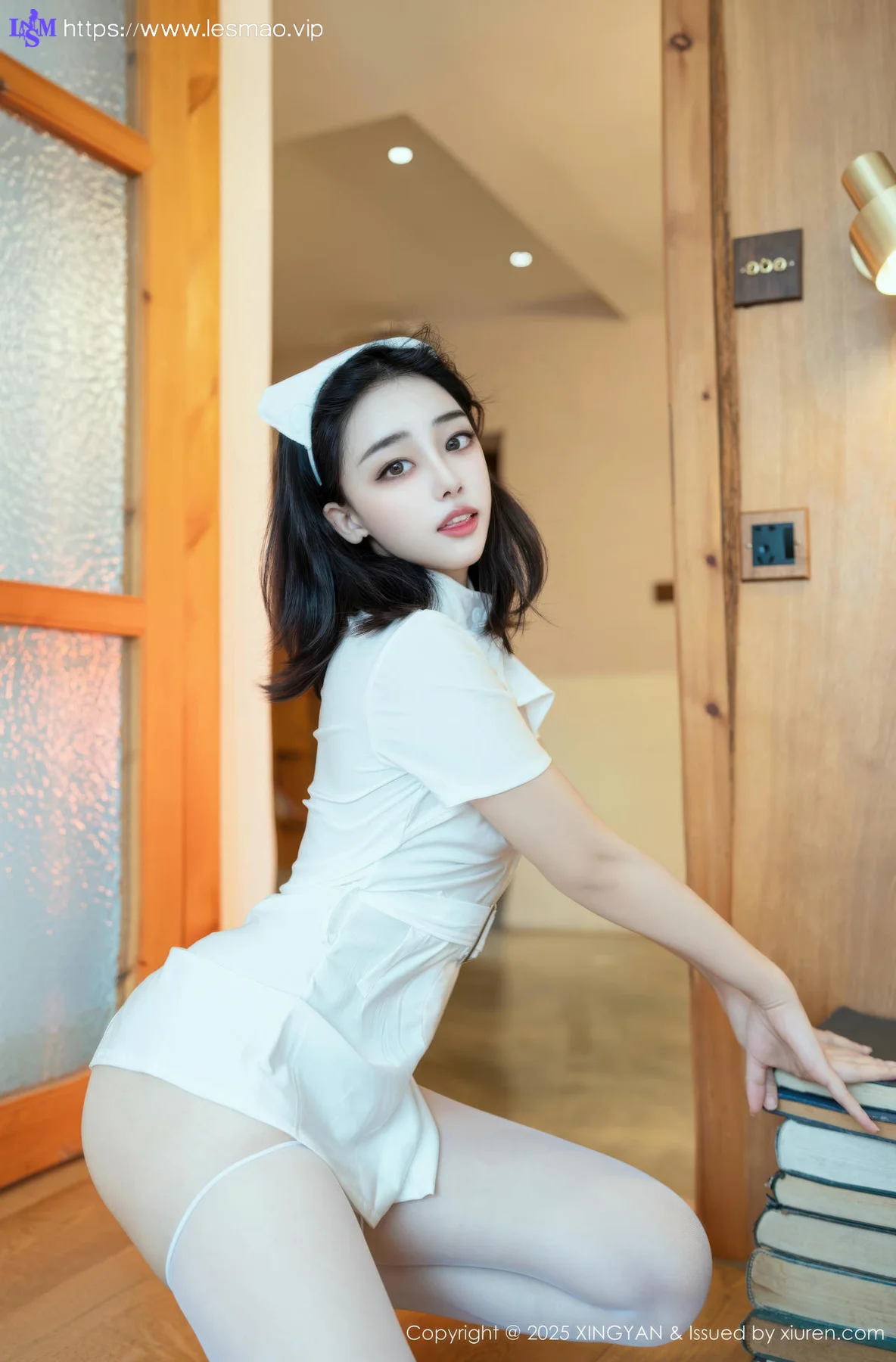 XINGYAN 星颜社 Vol.381 阮福福 性感白色护士制服 - 3
