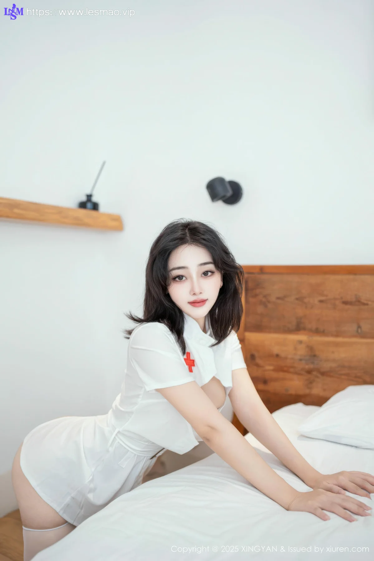 XINGYAN 星颜社 Vol.381 阮福福 性感白色护士制服 - 6