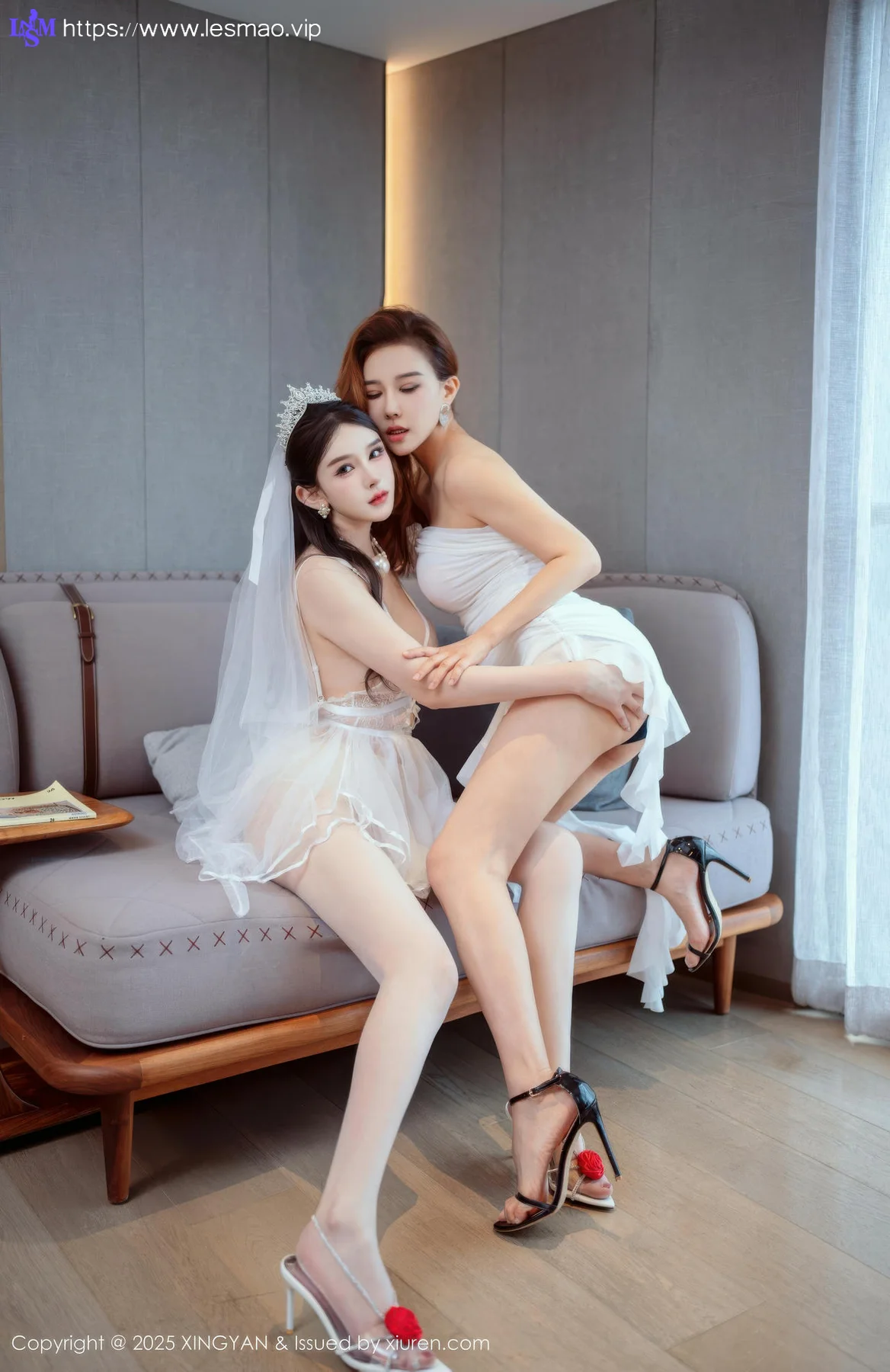 XINGYAN 星颜社 Vol.388 李丽莎 白色婚纱熟女姿态 - 7