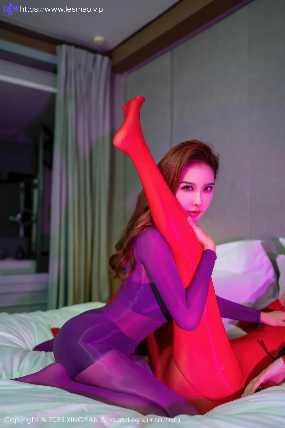 XINGYAN 星颜社 Vol.395 李丽莎 两位性感连体丝袜女神倾情 - 4