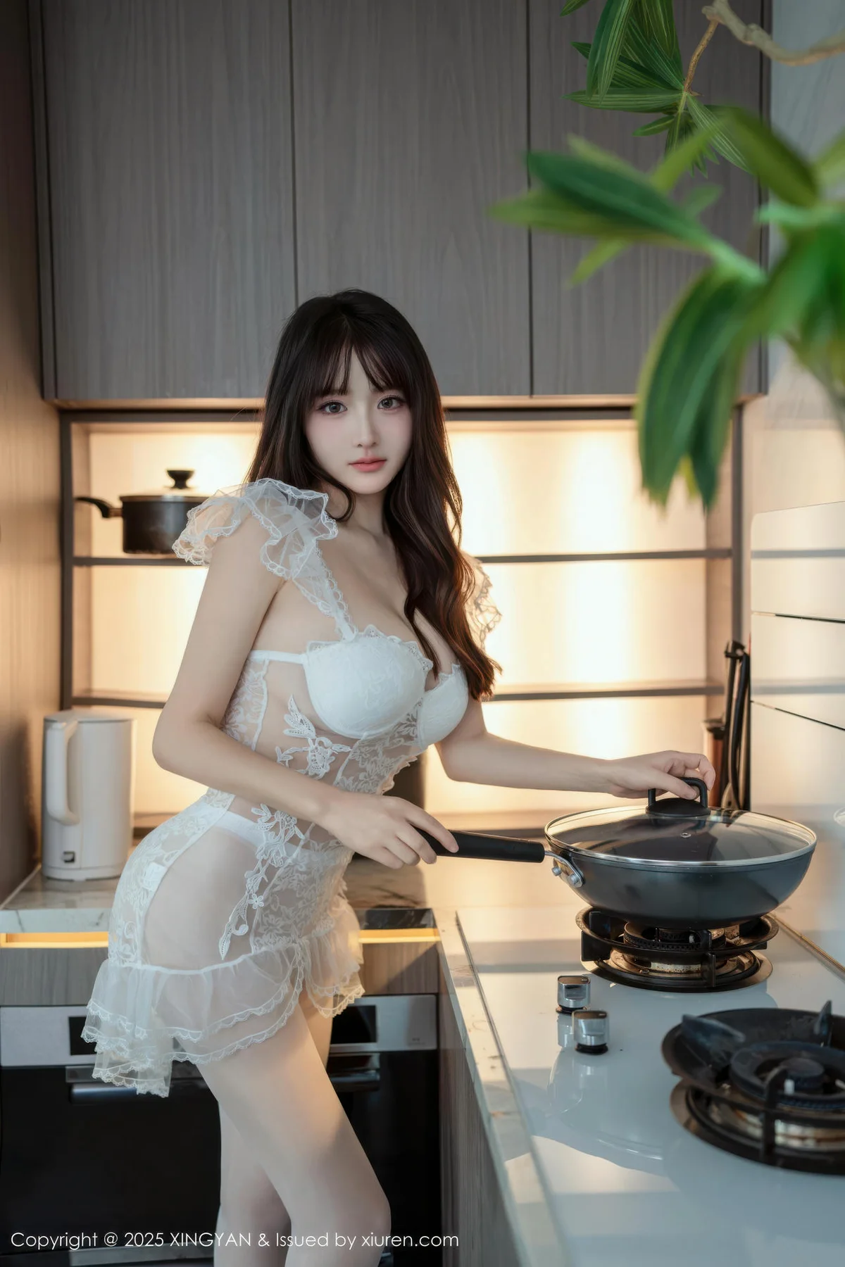 XINGYAN 星颜社 Vol.420 沈南汐RuRu 白色情趣服饰 - 5