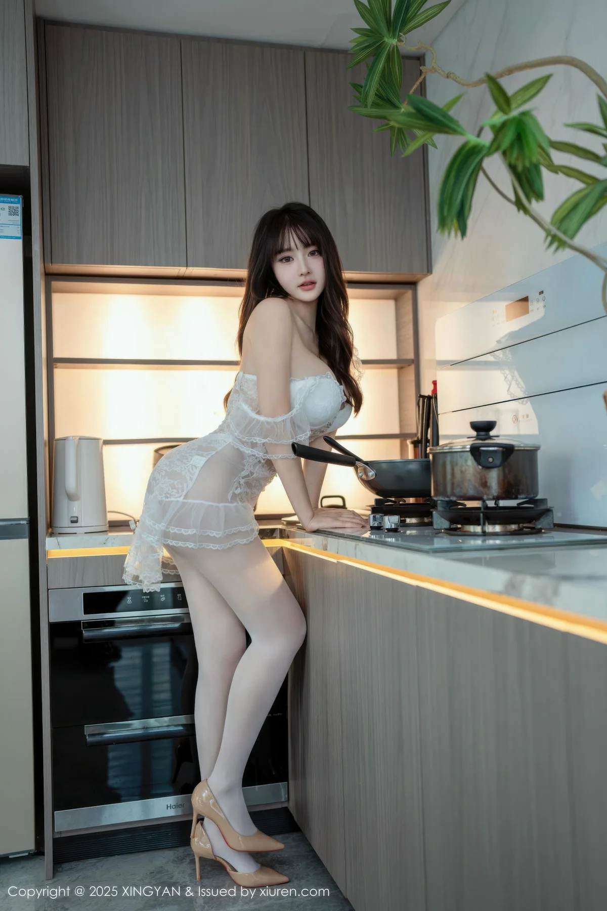 XINGYAN 星颜社 Vol.420 沈南汐RuRu 白色情趣服饰 - 7