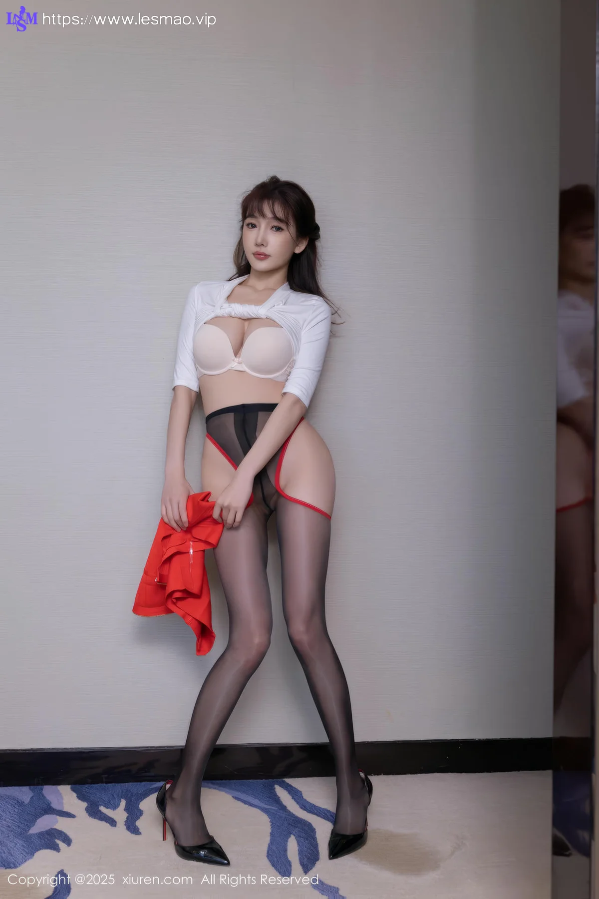 XiuRen 秀人 No.10014 陆萱萱 女神黑丝美腿 - 4