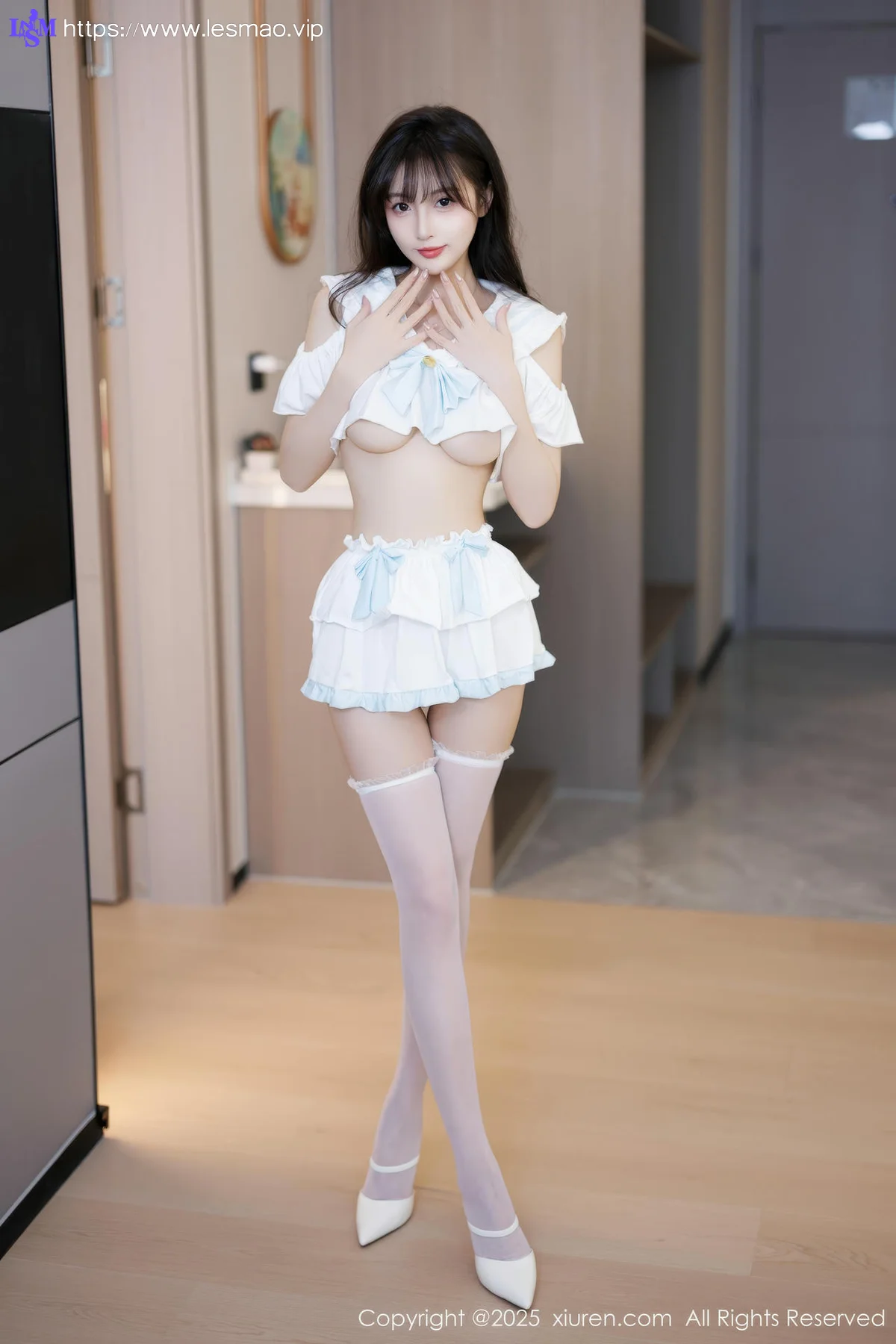 XiuRen 秀人 No.10067 樱桃小阑子 白丝美腿少女 - 4