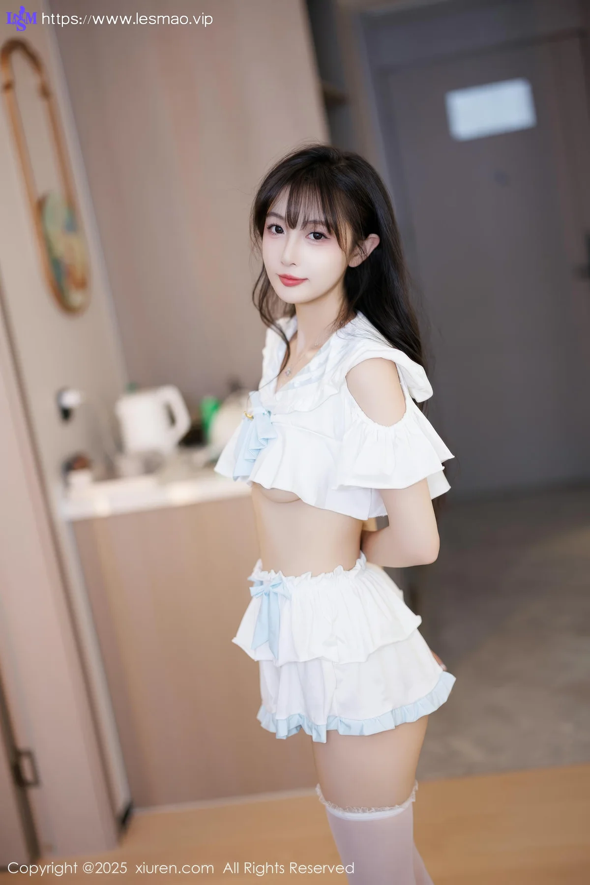XiuRen 秀人 No.10067 樱桃小阑子 白丝美腿少女 - 7