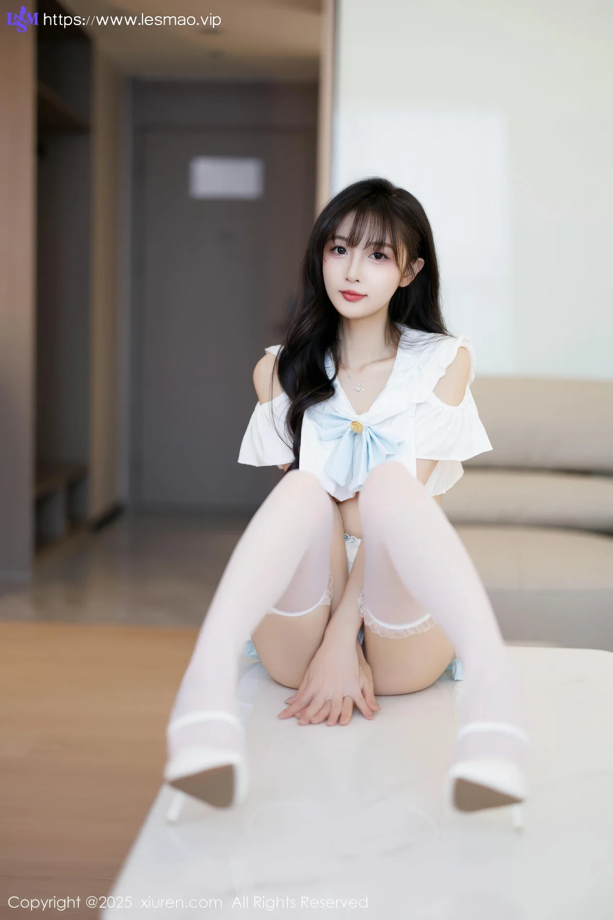 XiuRen 秀人 No.10067 樱桃小阑子 白丝美腿少女 - 2