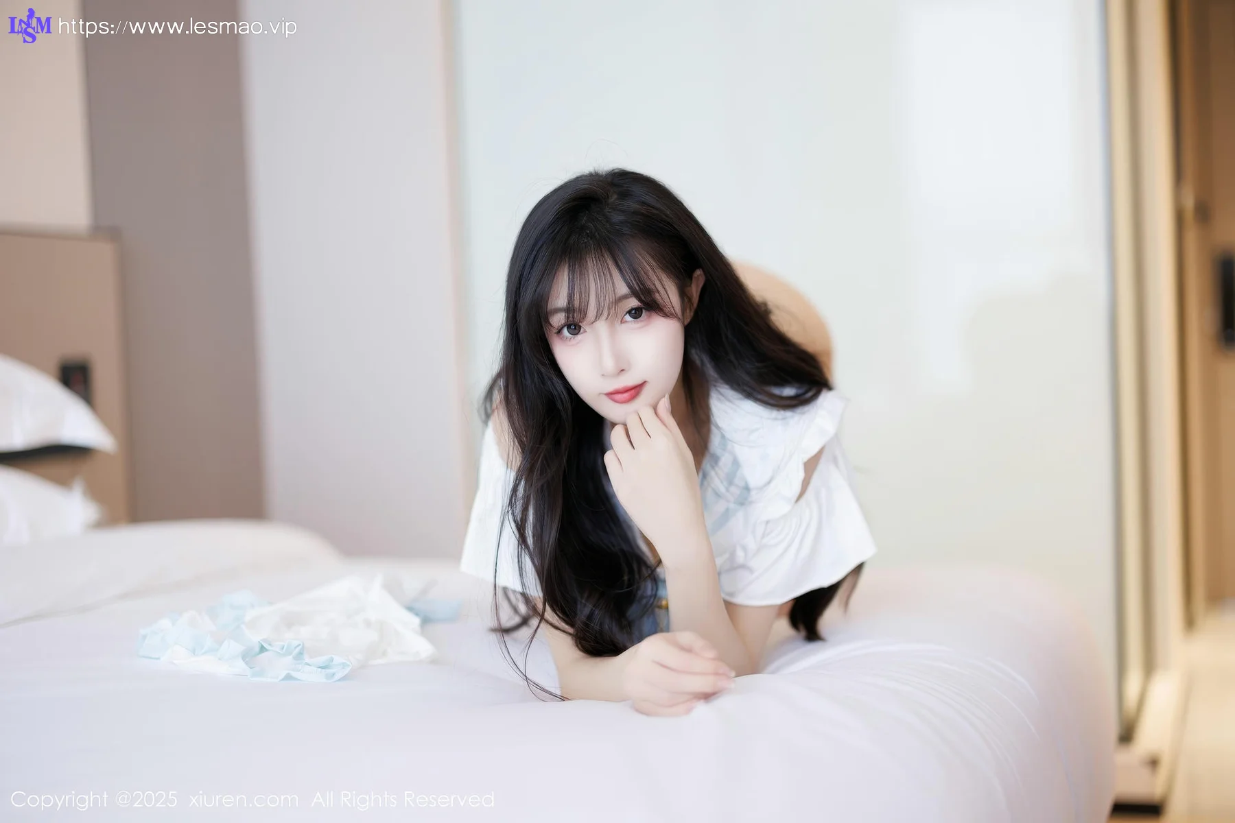 XiuRen 秀人 No.10067 樱桃小阑子 白丝美腿少女 - 8