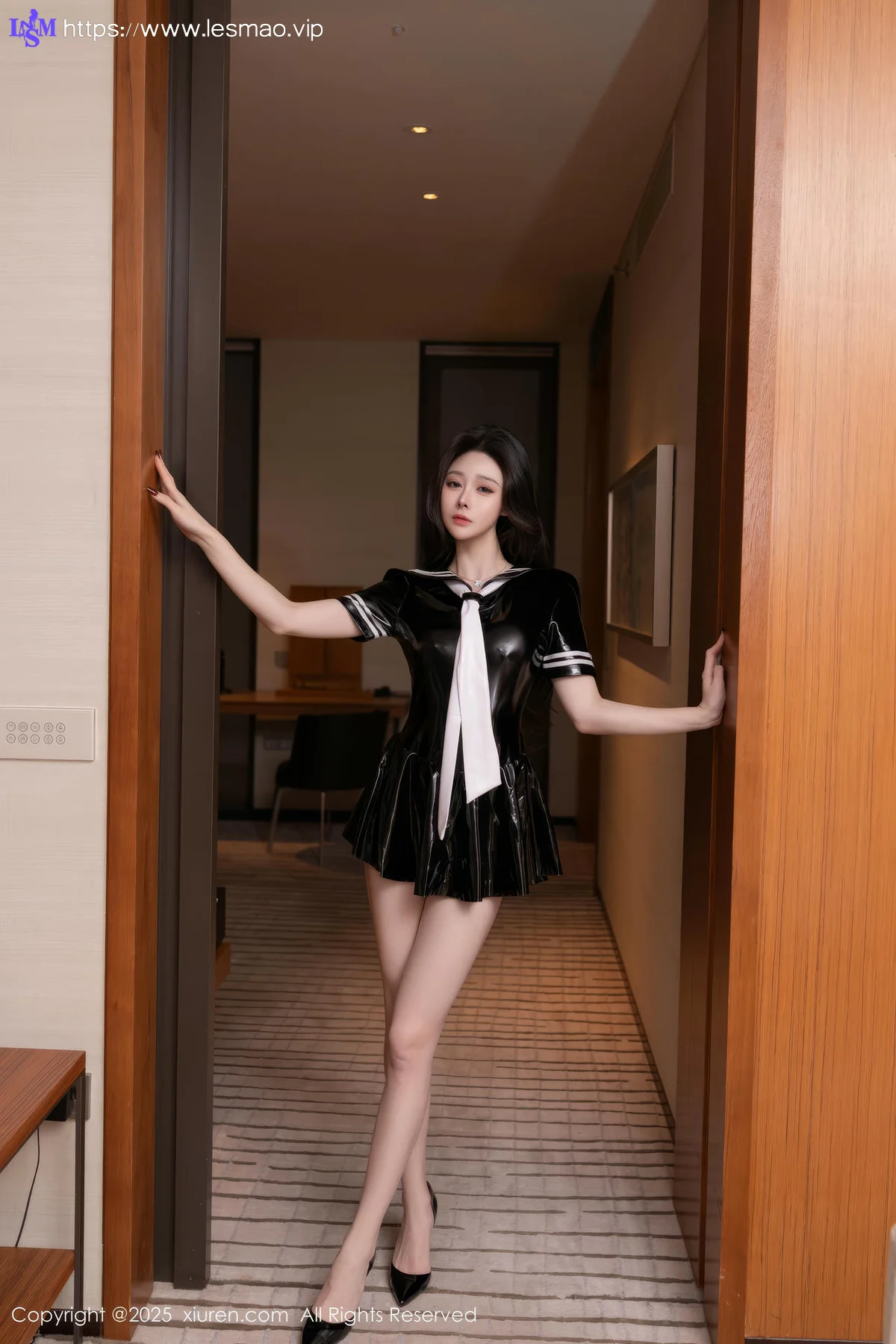 XiuRen 秀人 No.10087 小逗逗 诱惑皮裙私房美女 - 6