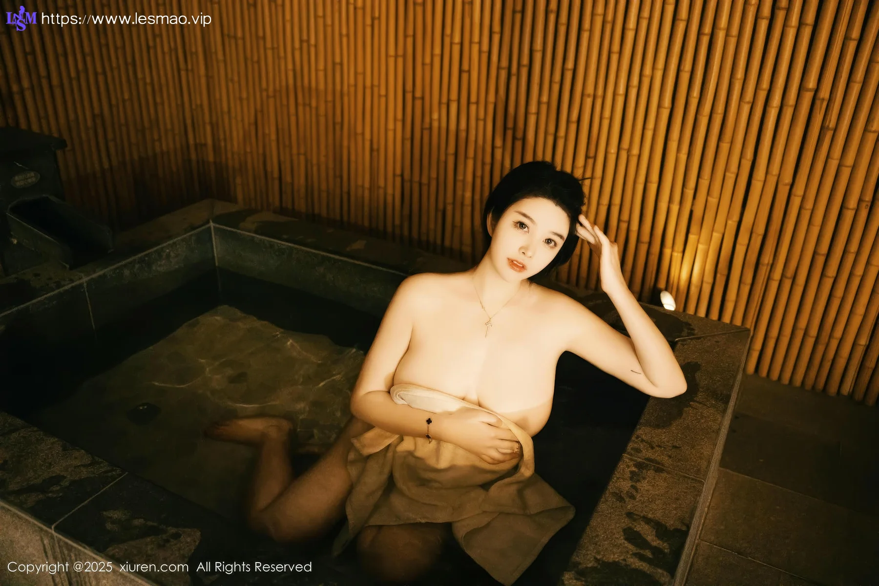 XiuRen 秀人 No.10091 林若凡F 温泉私房玉体 - 1