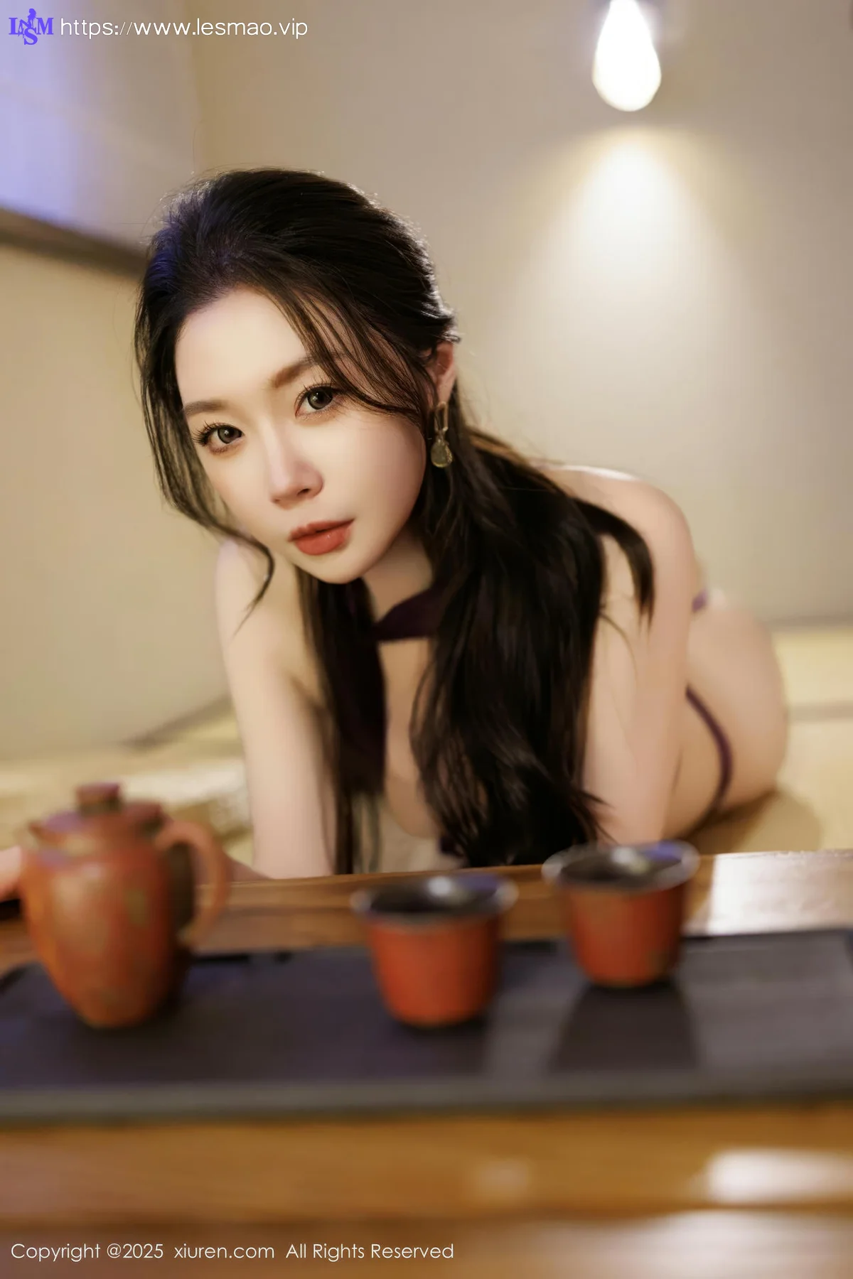XiuRen 秀人 No.10106 梦心玥 紫色情趣连体衣 - 10