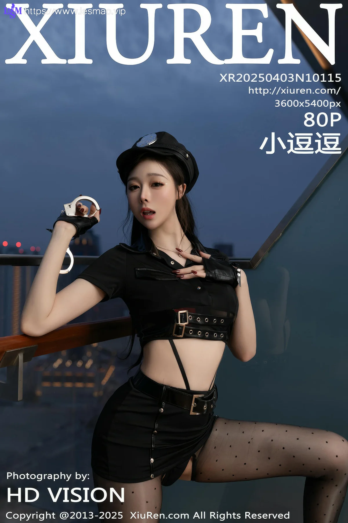 XiuRen 秀人 No.10115 小逗逗 黑色制服诱惑 - 1