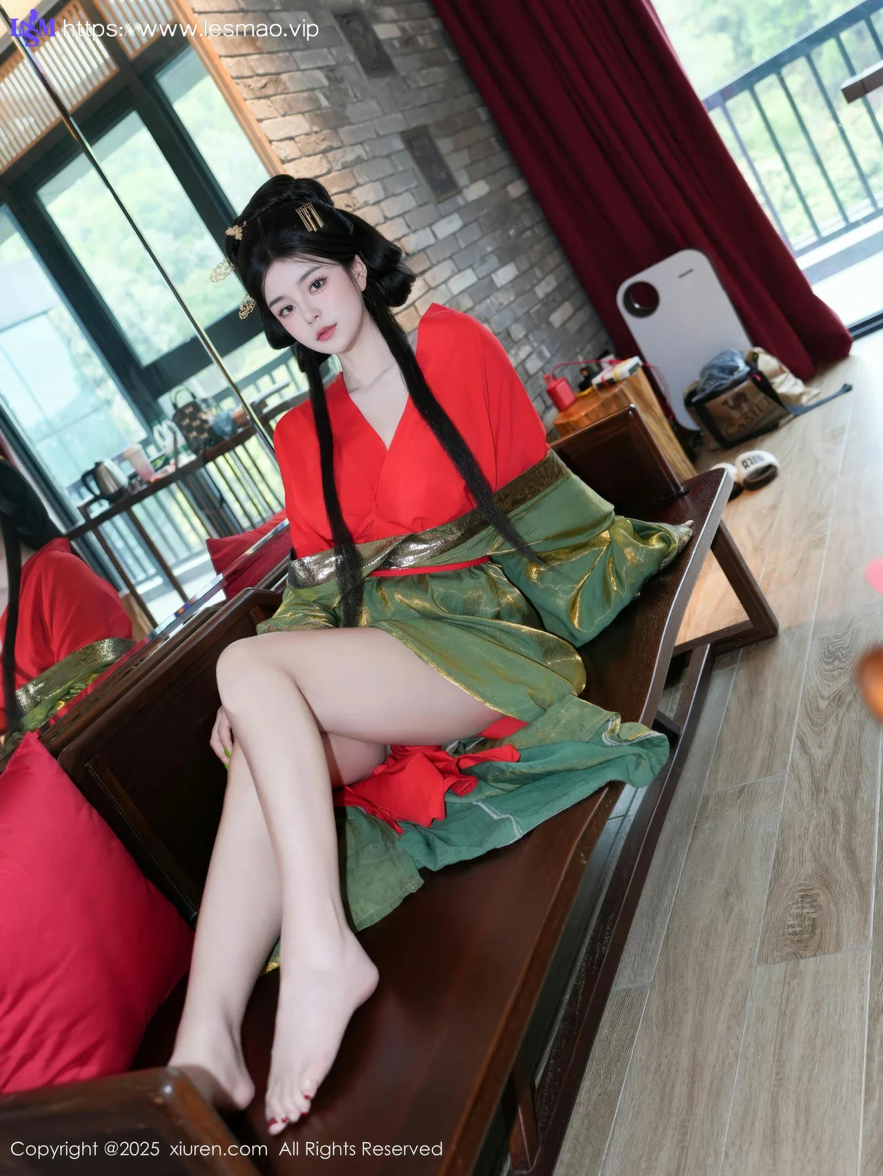 XiuRen 秀人 No.10126 雪糕CiCi 古装制服玉体户外 - 1