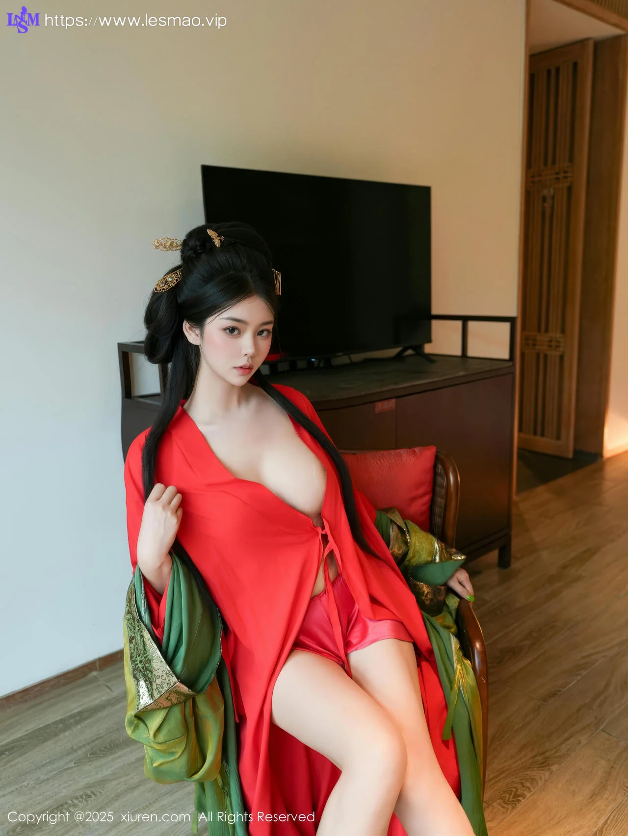 XiuRen 秀人 No.10126 雪糕CiCi 古装制服玉体户外 - 10