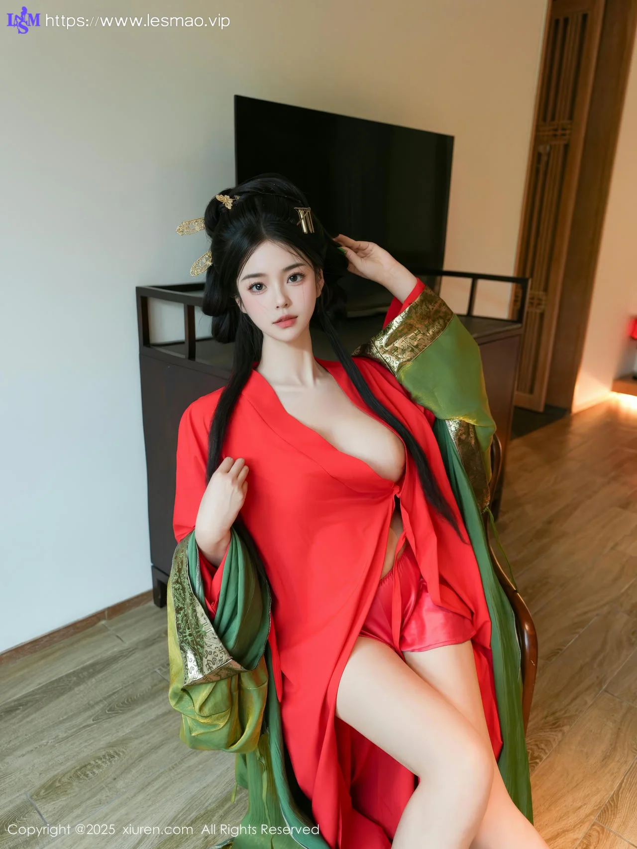XiuRen 秀人 No.10126 雪糕CiCi 古装制服玉体户外 - 1