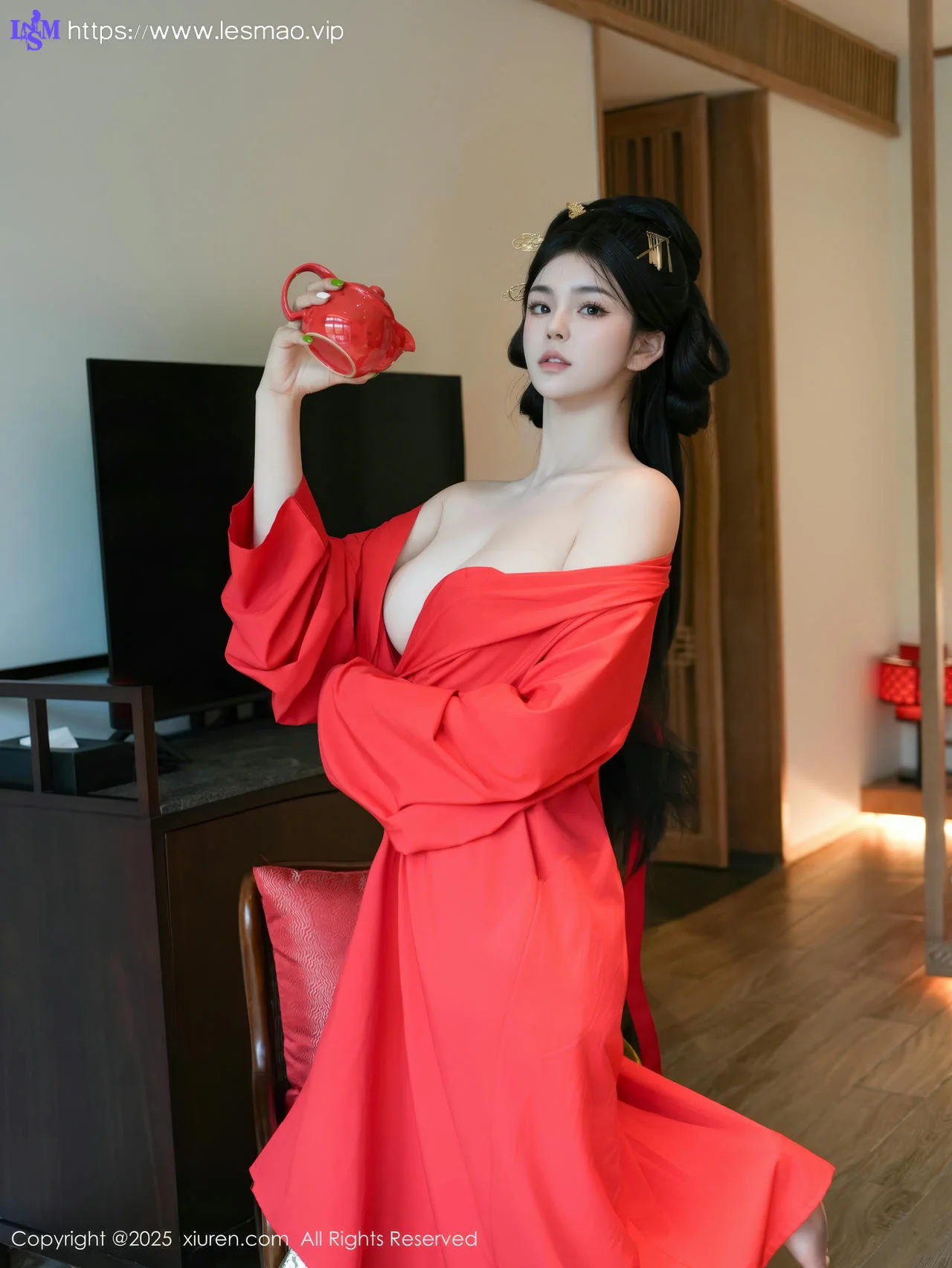 XiuRen 秀人 No.10126 雪糕CiCi 古装制服玉体户外 - 4