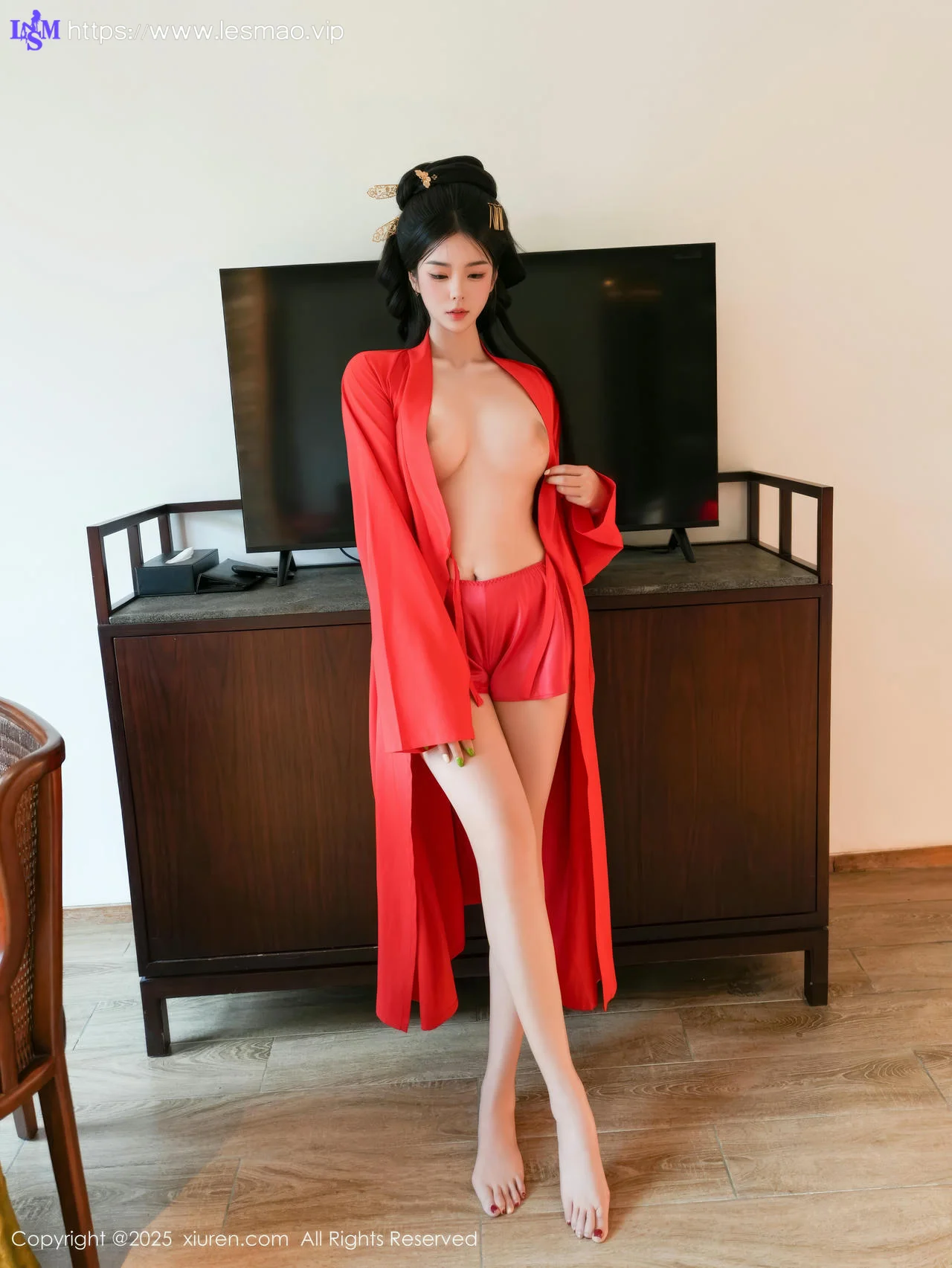 XiuRen 秀人 No.10126 雪糕CiCi 古装制服玉体户外 - 8
