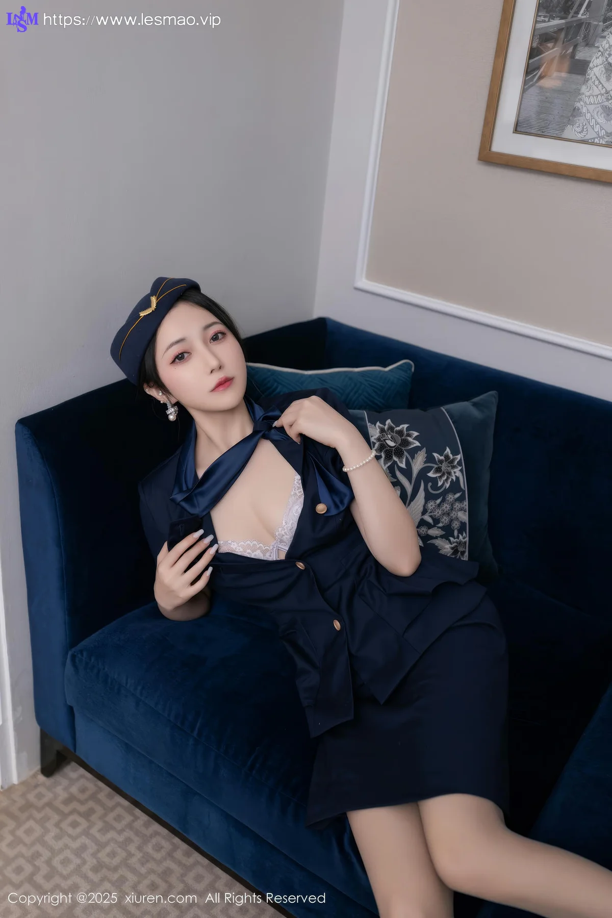 XiuRen 秀人 No.10142 鱼子酱Fish 制服女神服务 - 1
