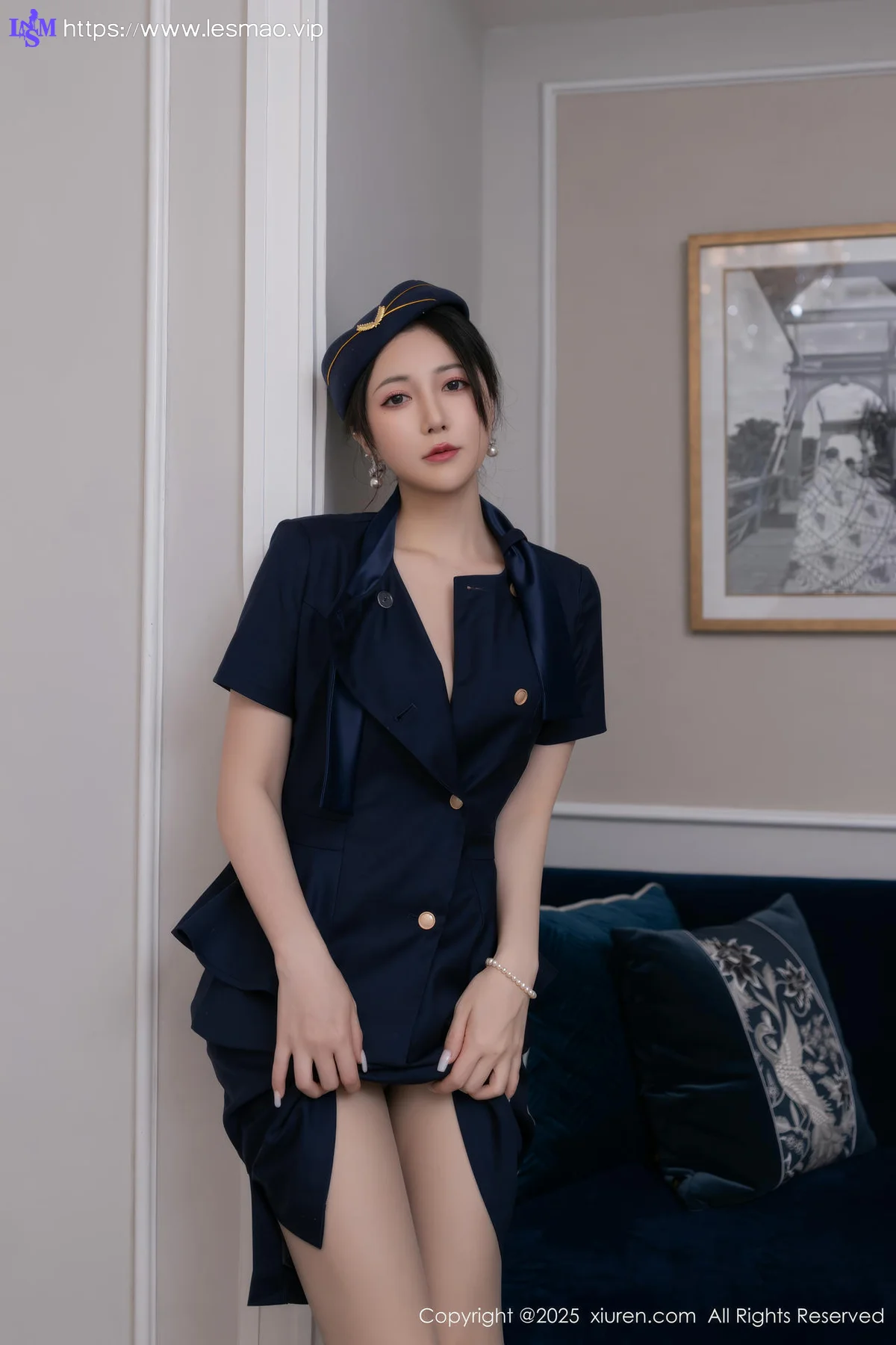 XiuRen 秀人 No.10142 鱼子酱Fish 制服女神服务 - 6