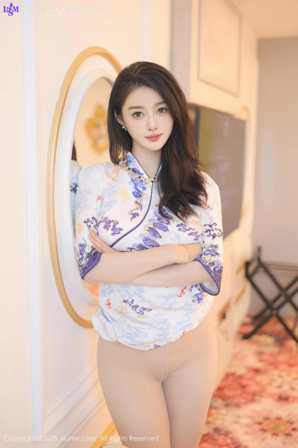 XiuRen 秀人 No.10144 Candy糖糖 旗袍制服妩媚身姿 - 2