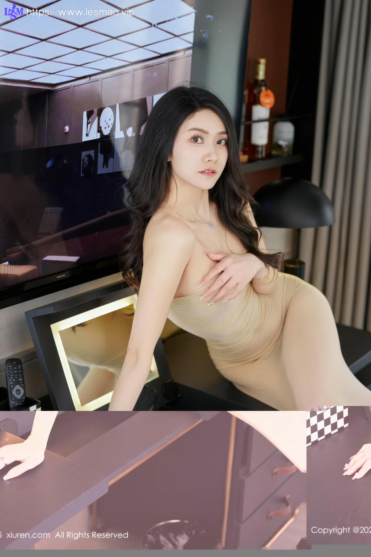 XiuRen 秀人 No.10175 方子萱 性感肉色连体丝袜 - 5