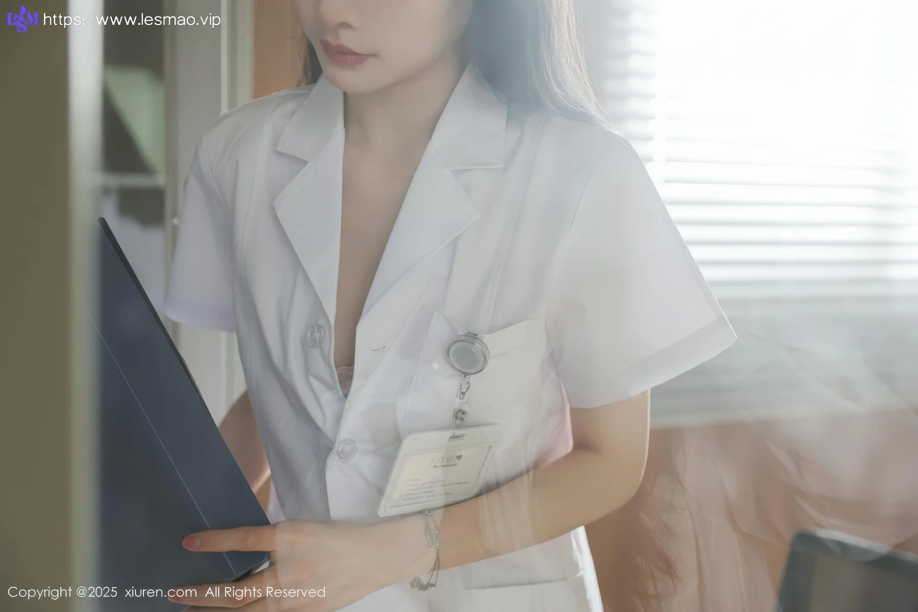 XiuRen 秀人 No.10190 布丁wow 白色护士制服 - 9