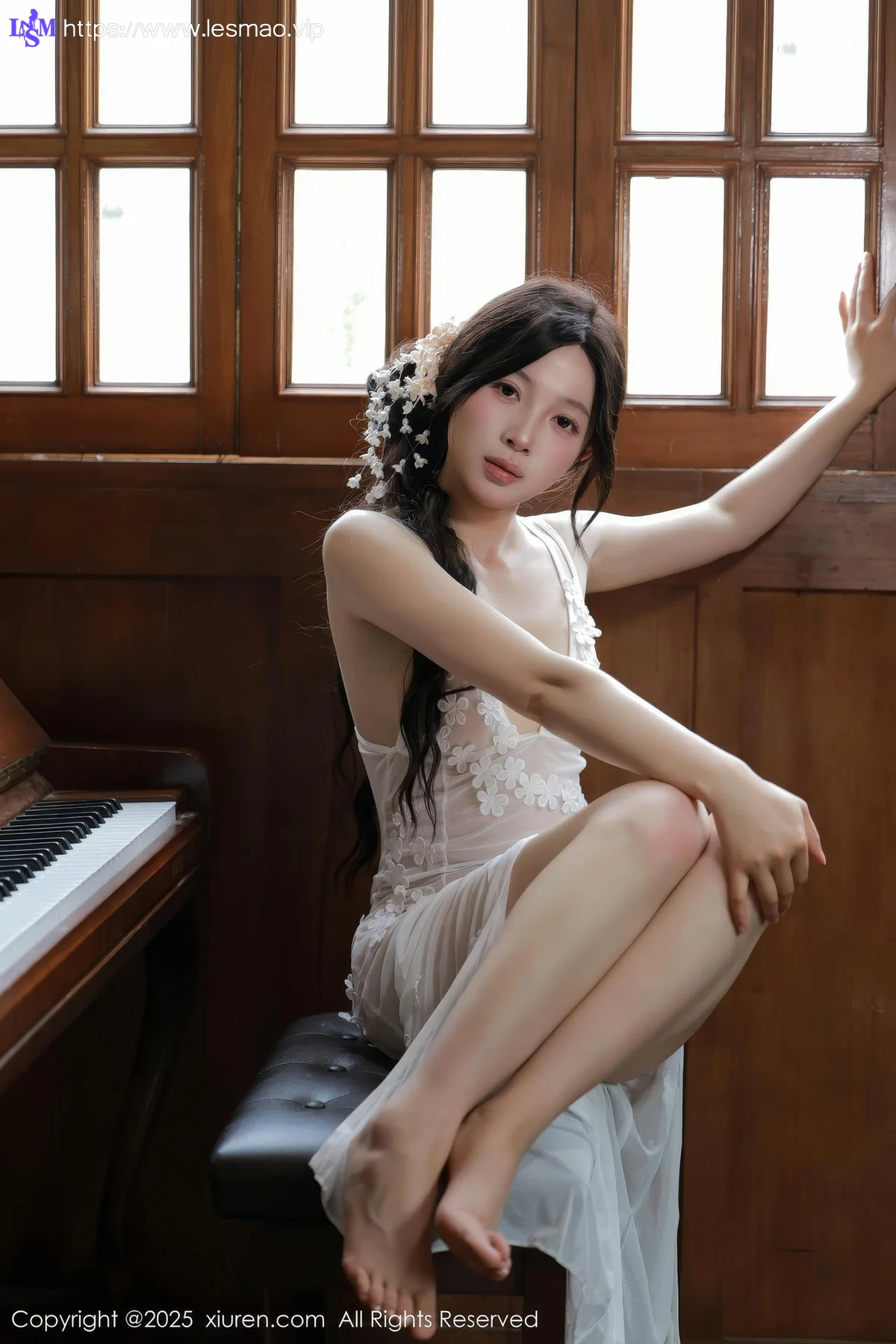 XiuRen 秀人 No.10198 橙子酱Lillian 首套写真白色蕾丝 - 10