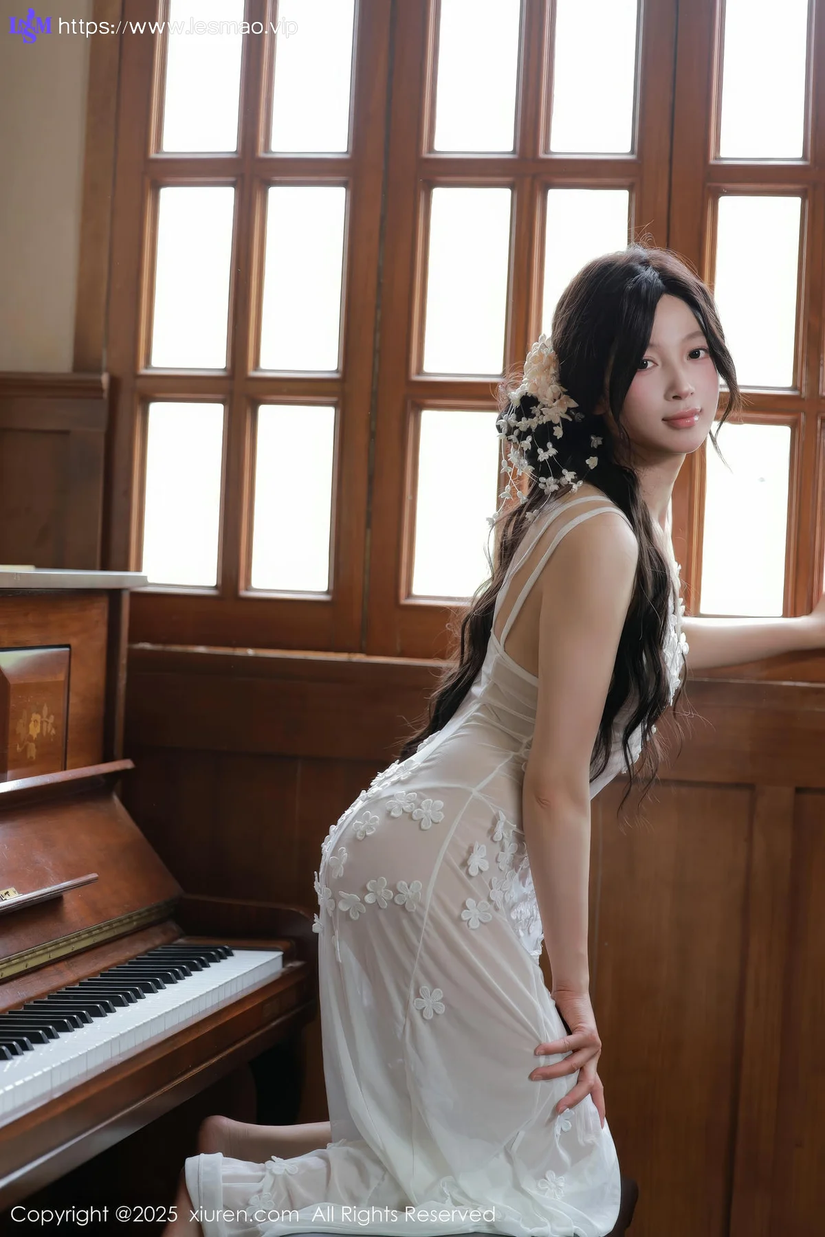 XiuRen 秀人 No.10198 橙子酱Lillian 首套写真白色蕾丝 - 6