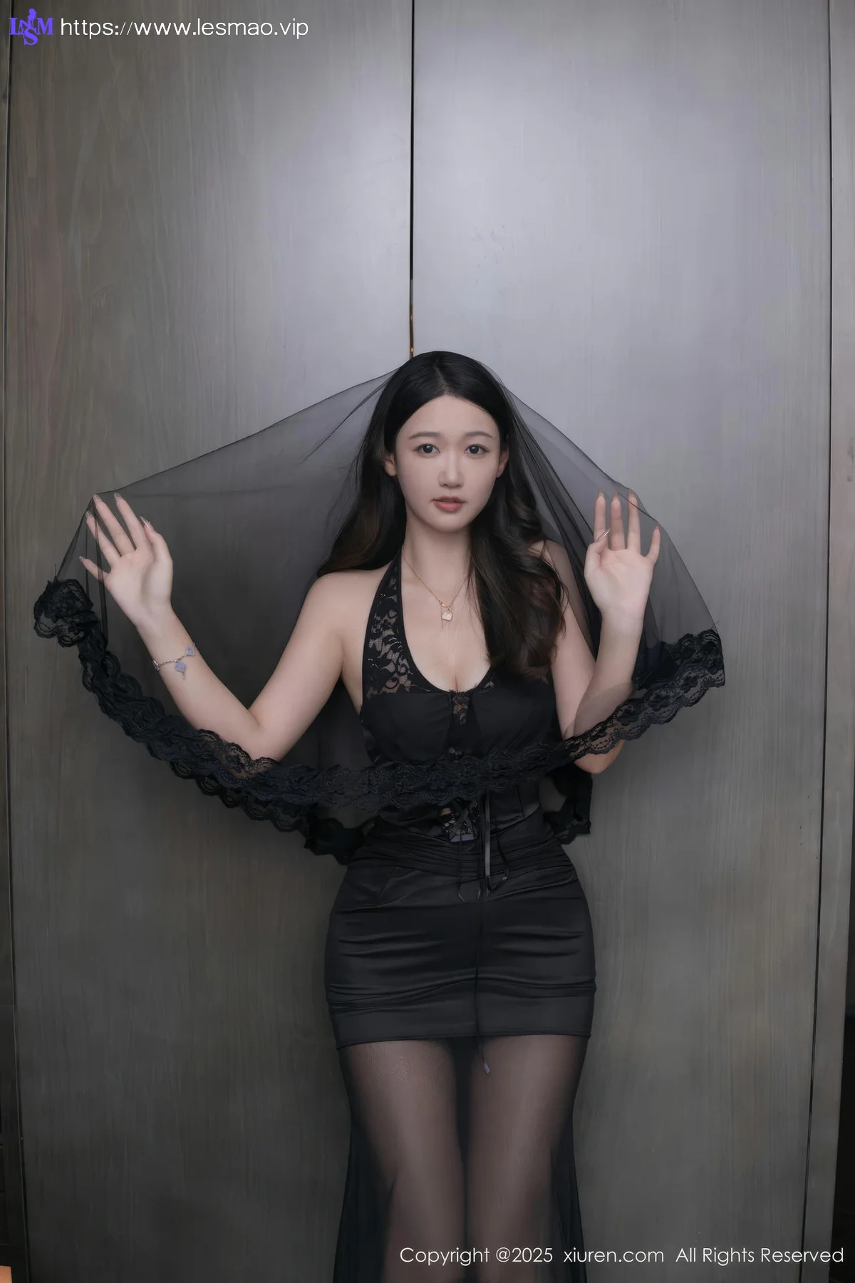 XiuRen 秀人 No.10208 唐安琪 黑色婚纱搭配性感 - 4