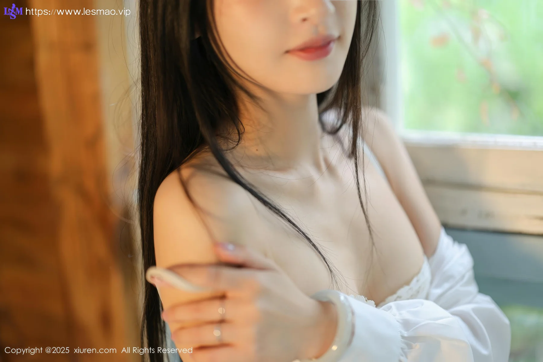 XiuRen 秀人 No.10215 茂木希子 新人红色裙子肉色丝袜 - 5