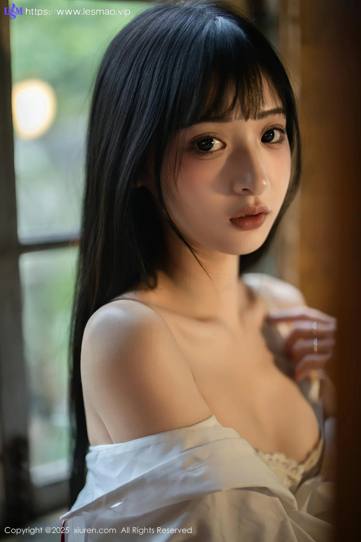 XiuRen 秀人 No.10215 茂木希子 新人红色裙子肉色丝袜 - 3