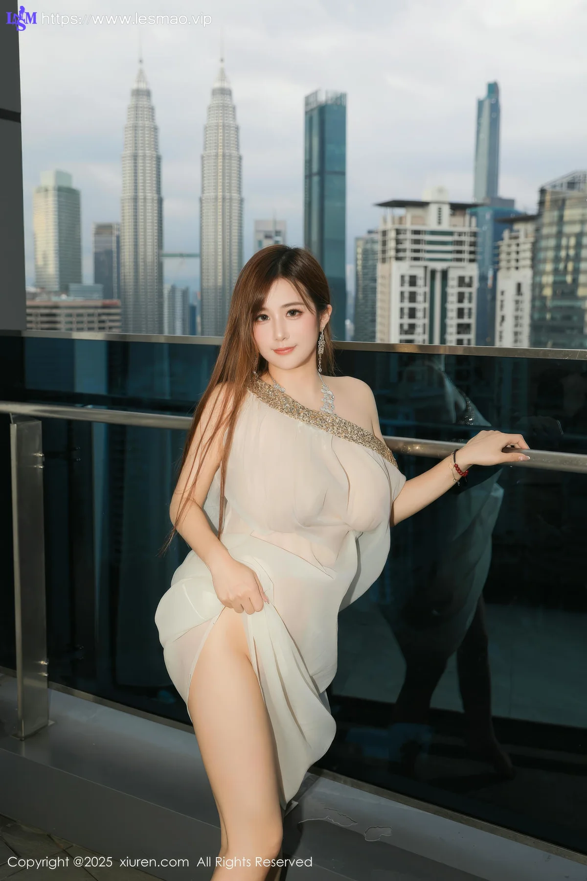 XiuRen 秀人 No.10218 小肉肉咪 性感白色泳衣 - 6